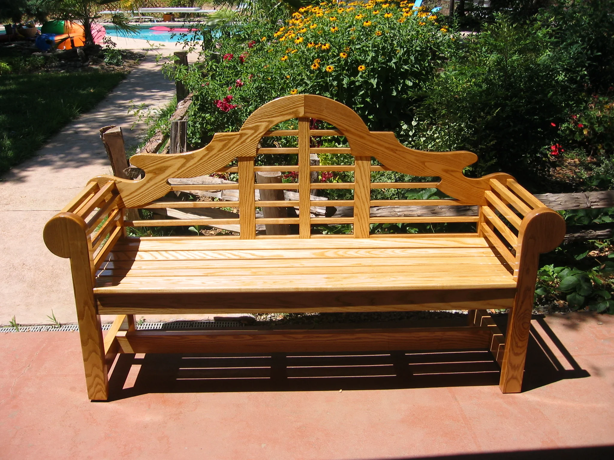 Custom made bench