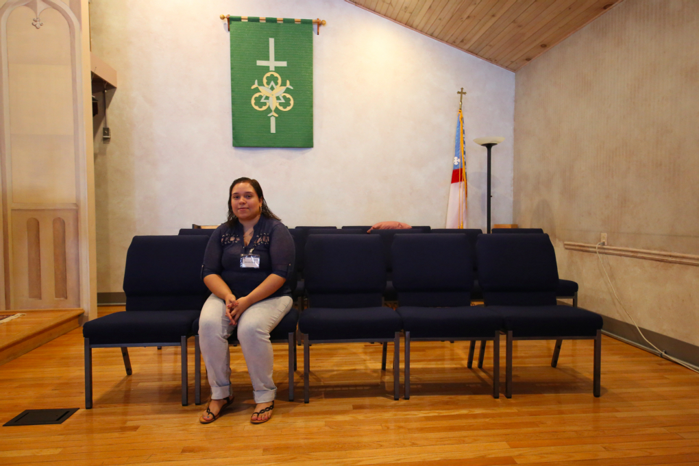 ABOVE: Gaviota Gaytan’s family was one of the first to participate in the church’s new mission.