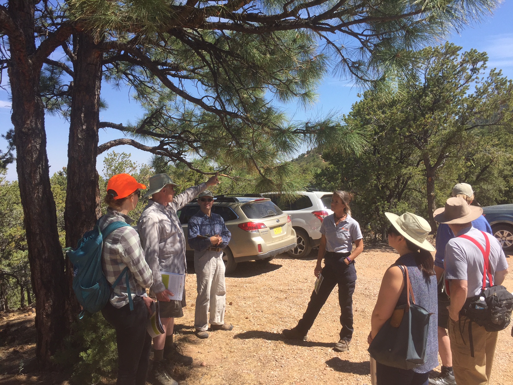  A neighborhood meeting in Wilderness heights to educate the neighbors on what they can do to reduce the fire danger in Wilderness Heights.