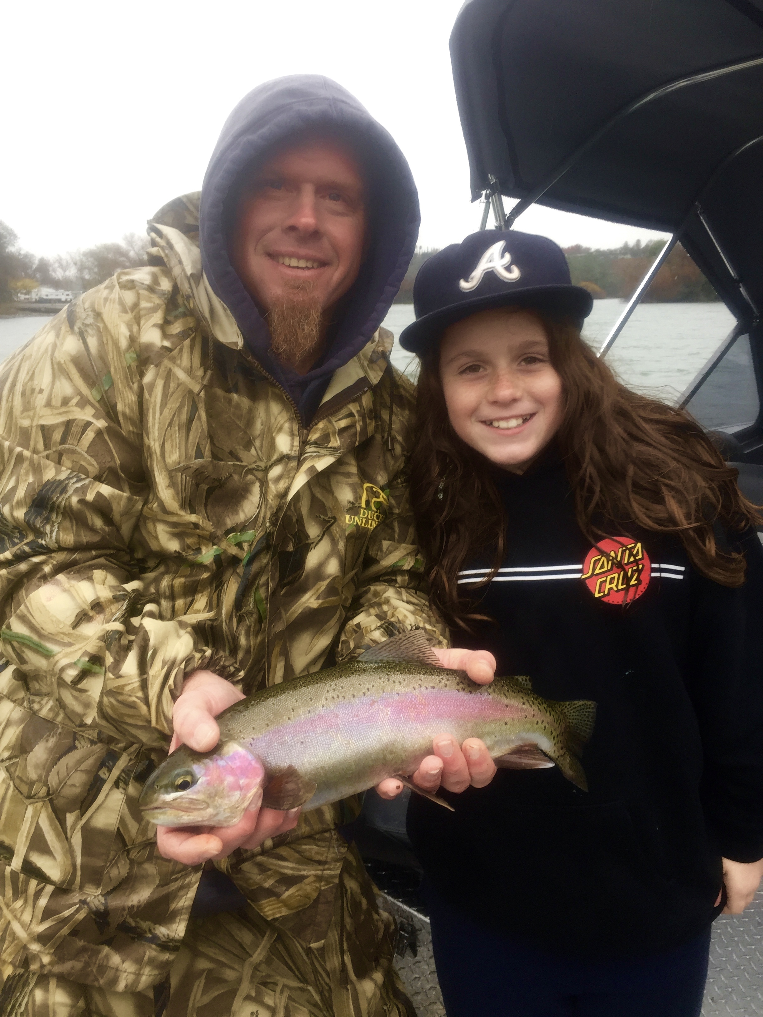 Sacramento River steelhead caught by Brian Hales of Santa Cruz, Ca.