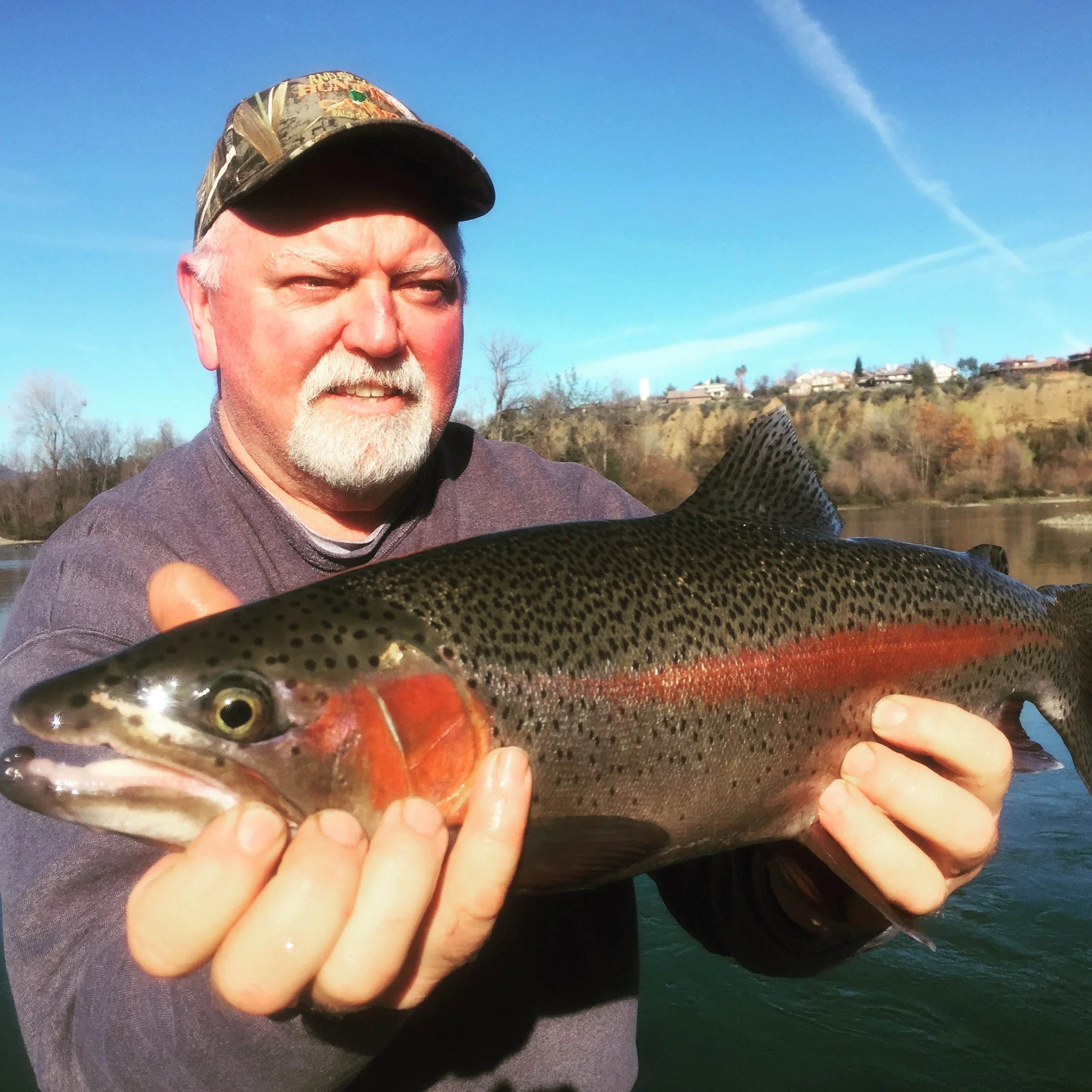 Rob Anderson with his best steelhead of the day!