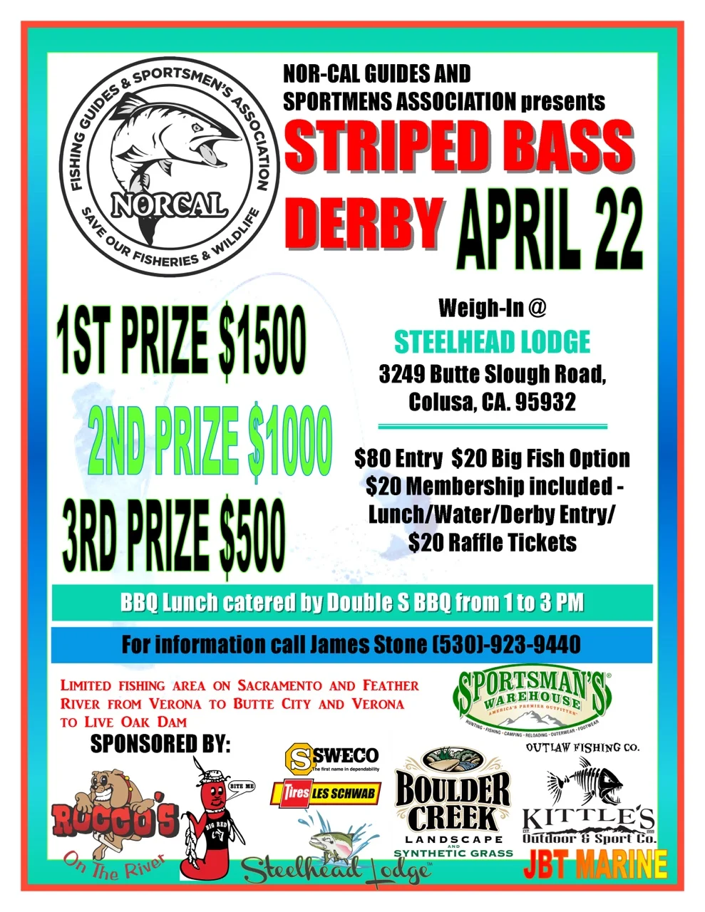 NCGASA Striper derby flyer!