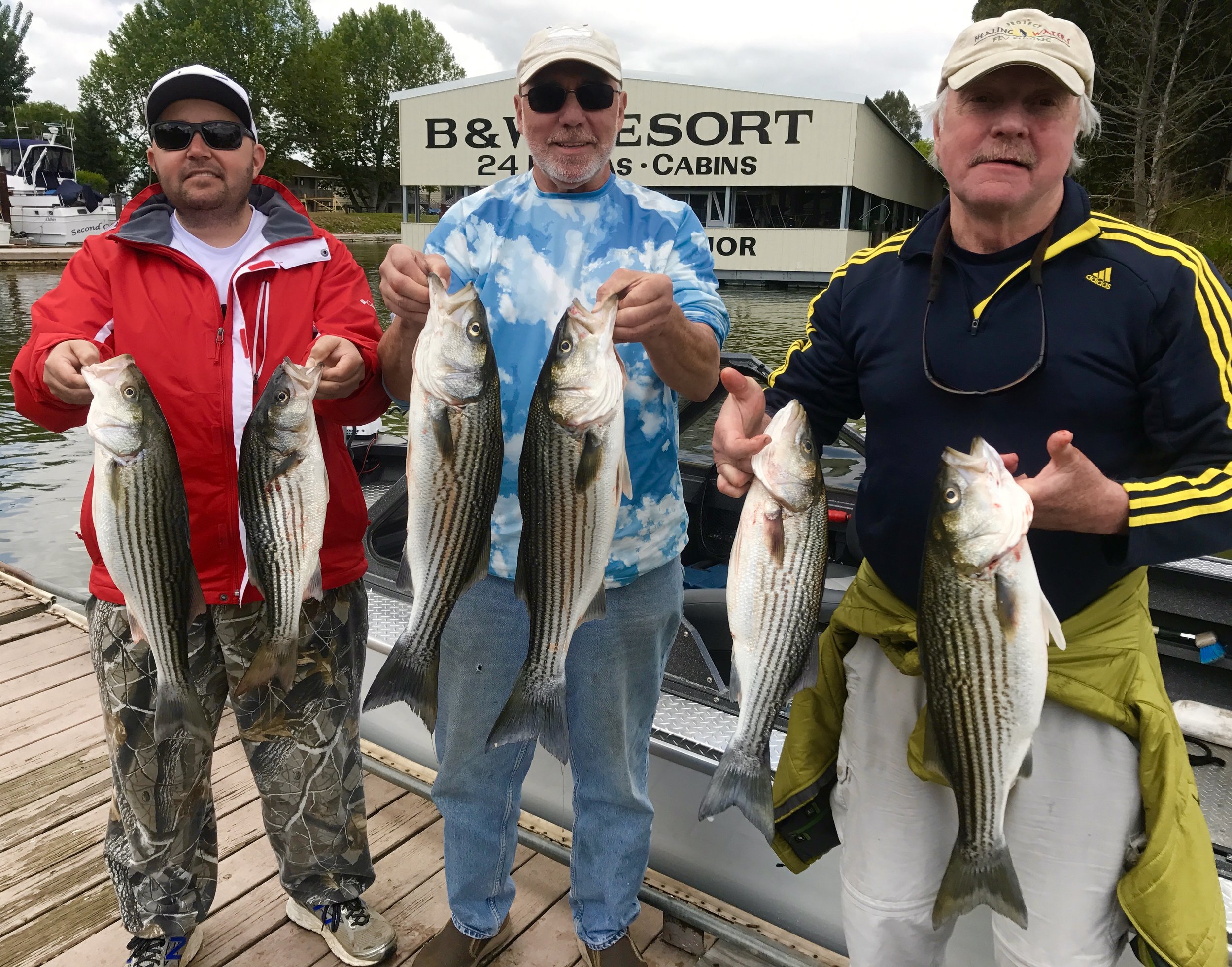 Great day in the Delta with this group. They landed and released double digit keepers and shakers, but kept some limits for fish taco's!
