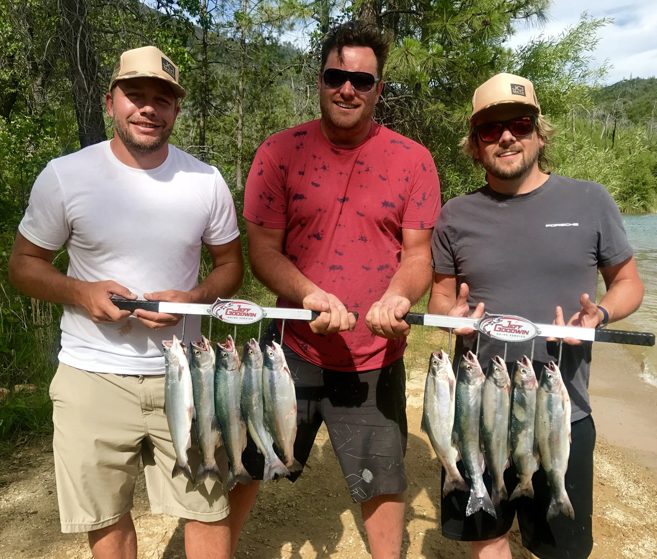 Fridays group with 10 of their 15 Kokanee limit!
