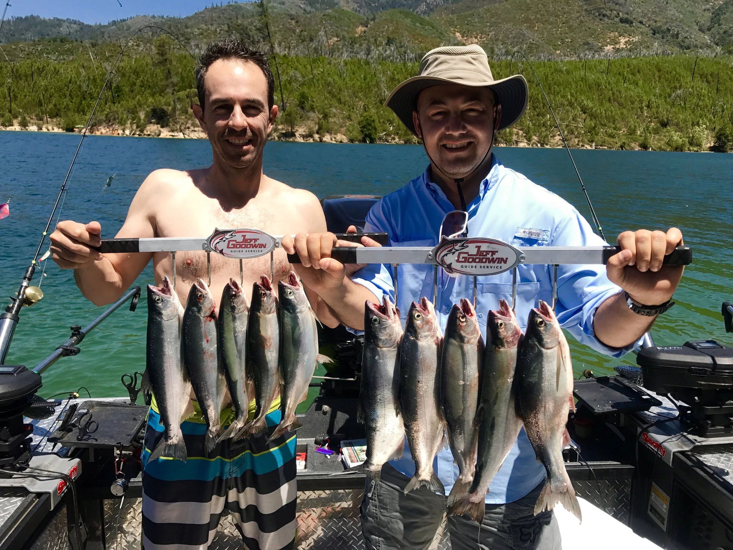 Return clients experience another great day of fishing with us!