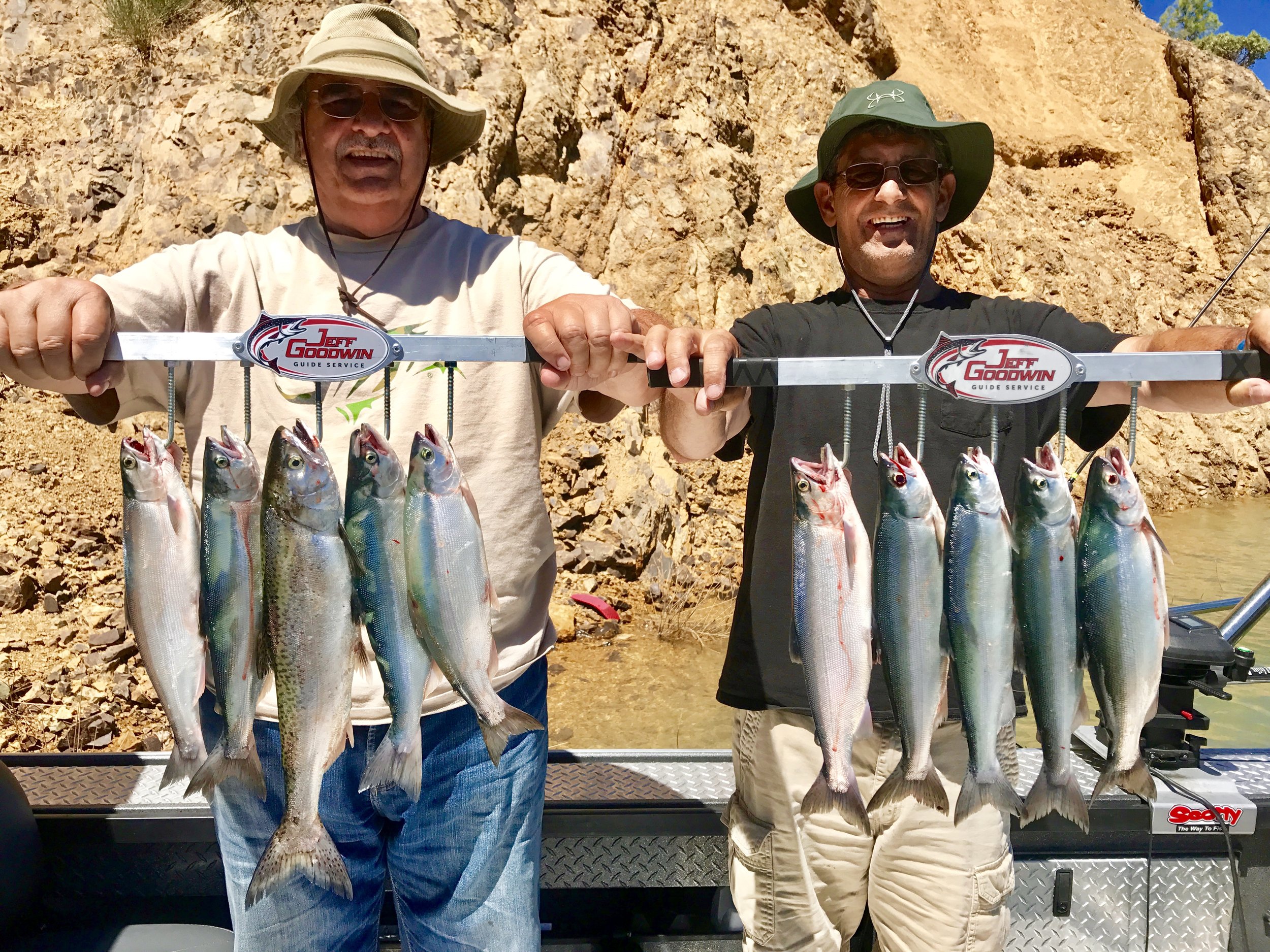 Trinity Lake Kokanee and King salmon!