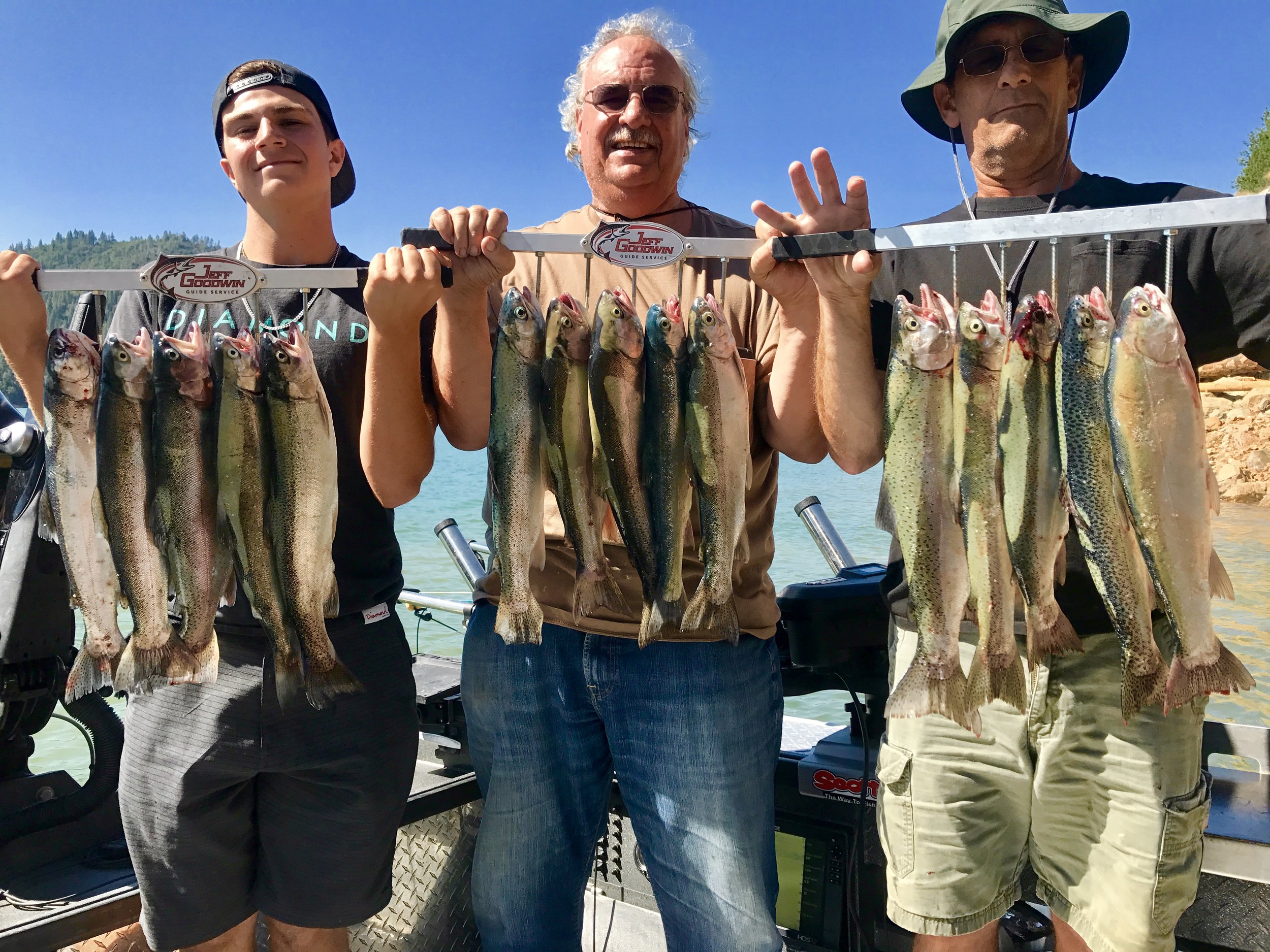 Shasta Lake trout fishing is very, very good right now!