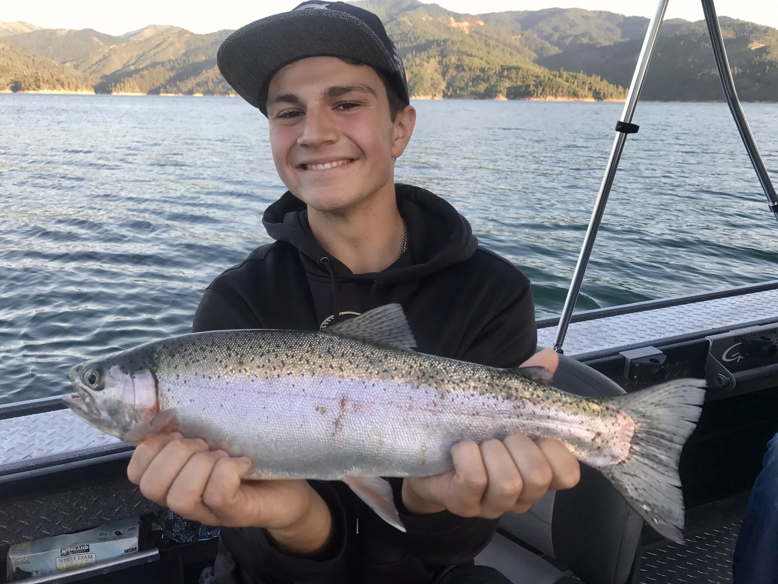 Shasta Lake rainbow trout report 7/22