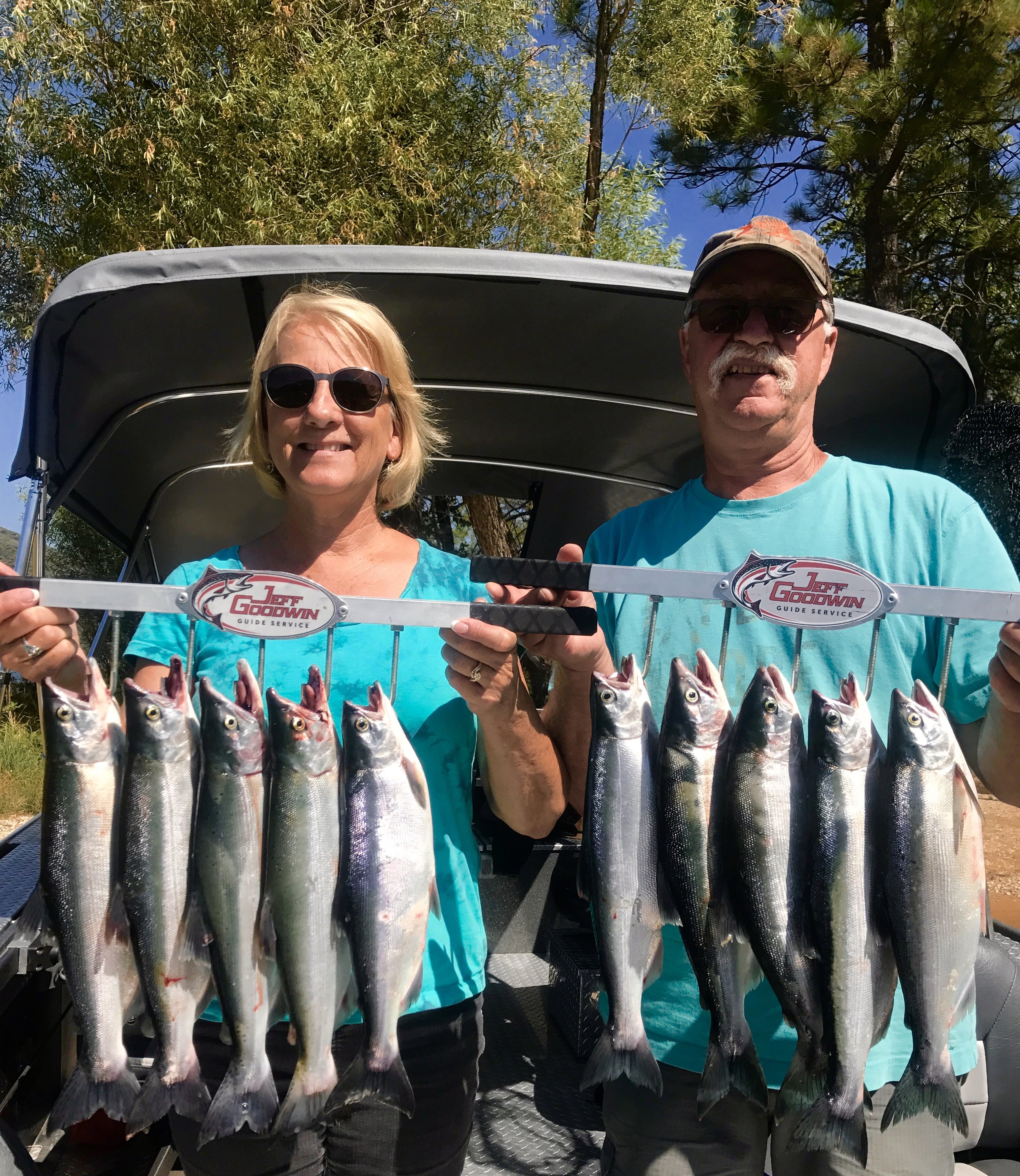We're still catching limits of beautiful Kokanee salmon on Whiskeytown Lake!