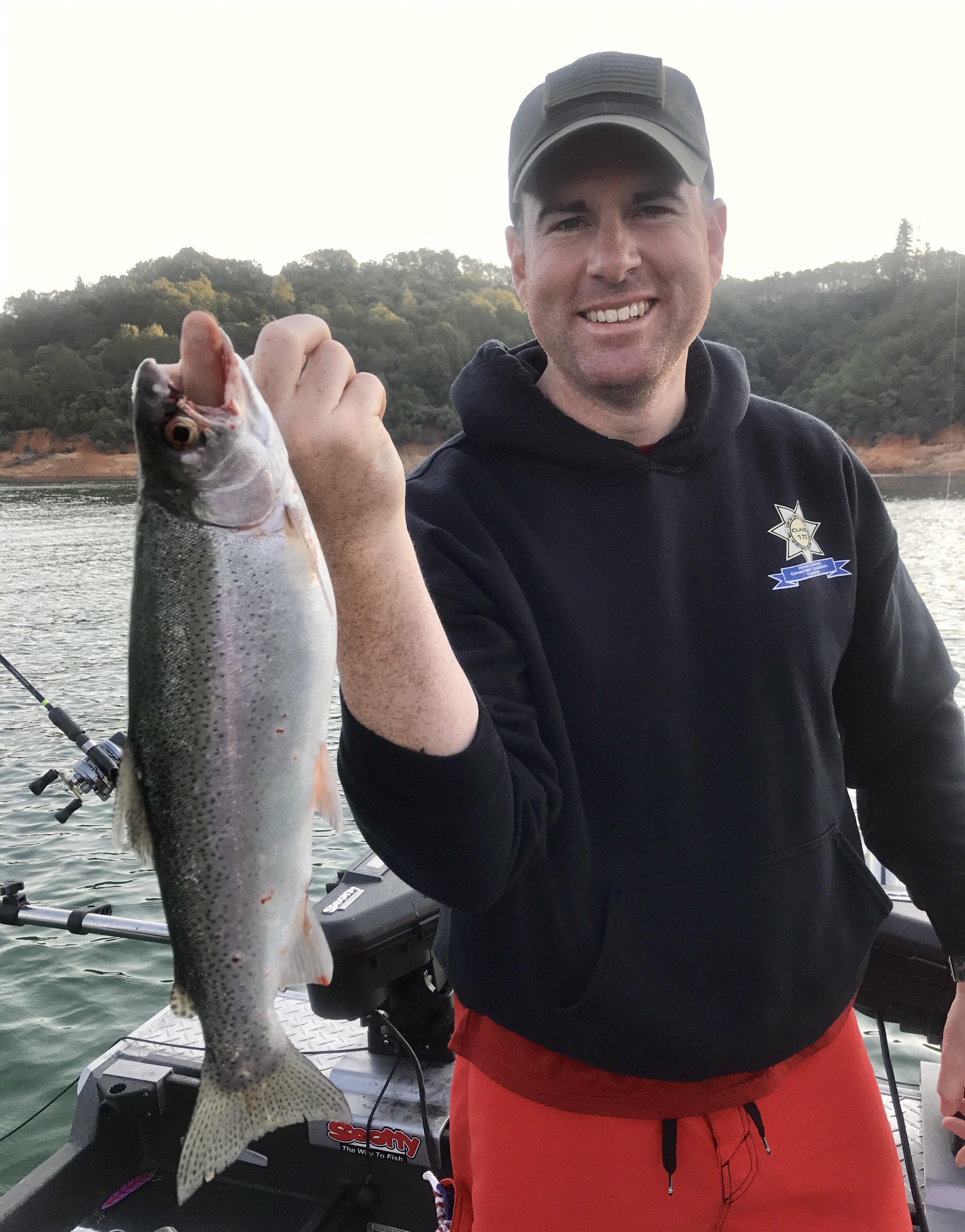 Fishing for Shasta Lake rainbow trout. — Jeff Goodwin Fishing