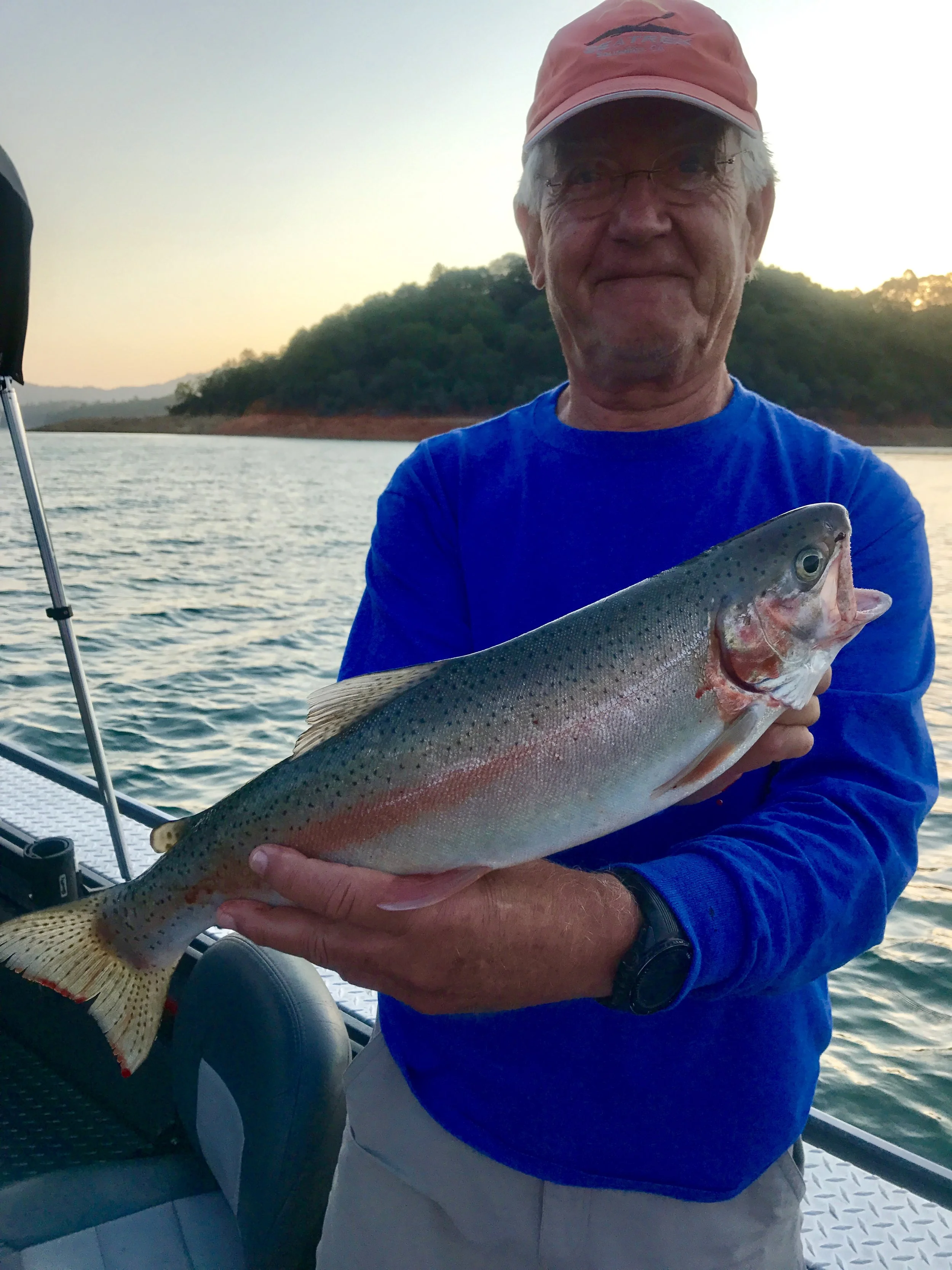 These Shasta Lake rainbow trout are a ton of fun to catch and on most days will bite very good!