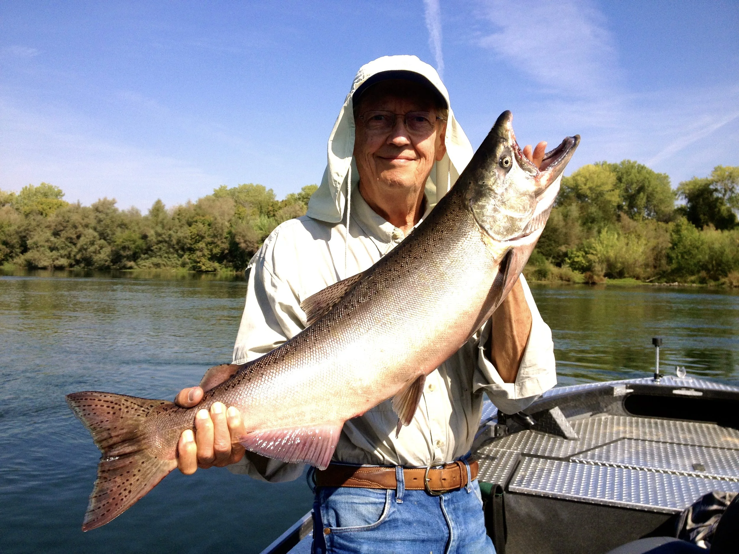 Drift fishing for king salmon