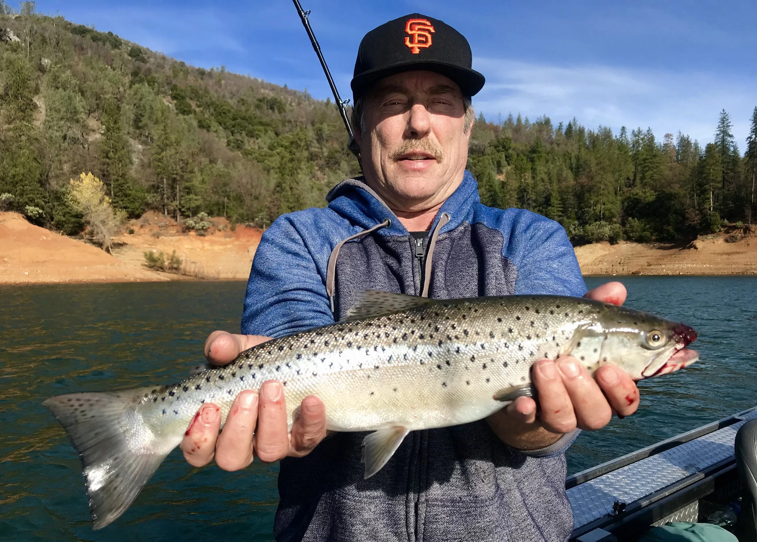 Shasta Lake winter trout bite continues.