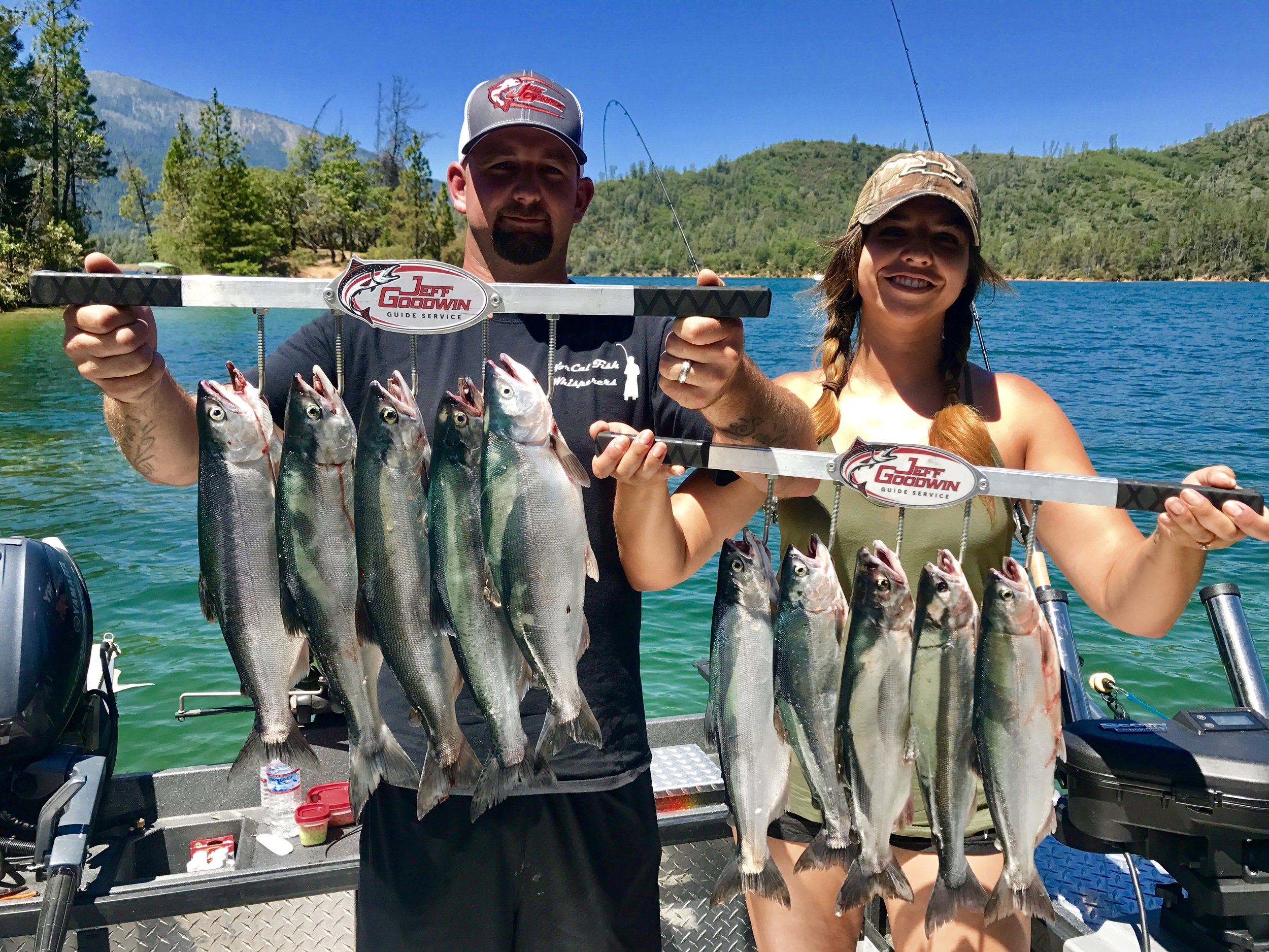Whiskeytown Lake 18" average Kokanee salmon!