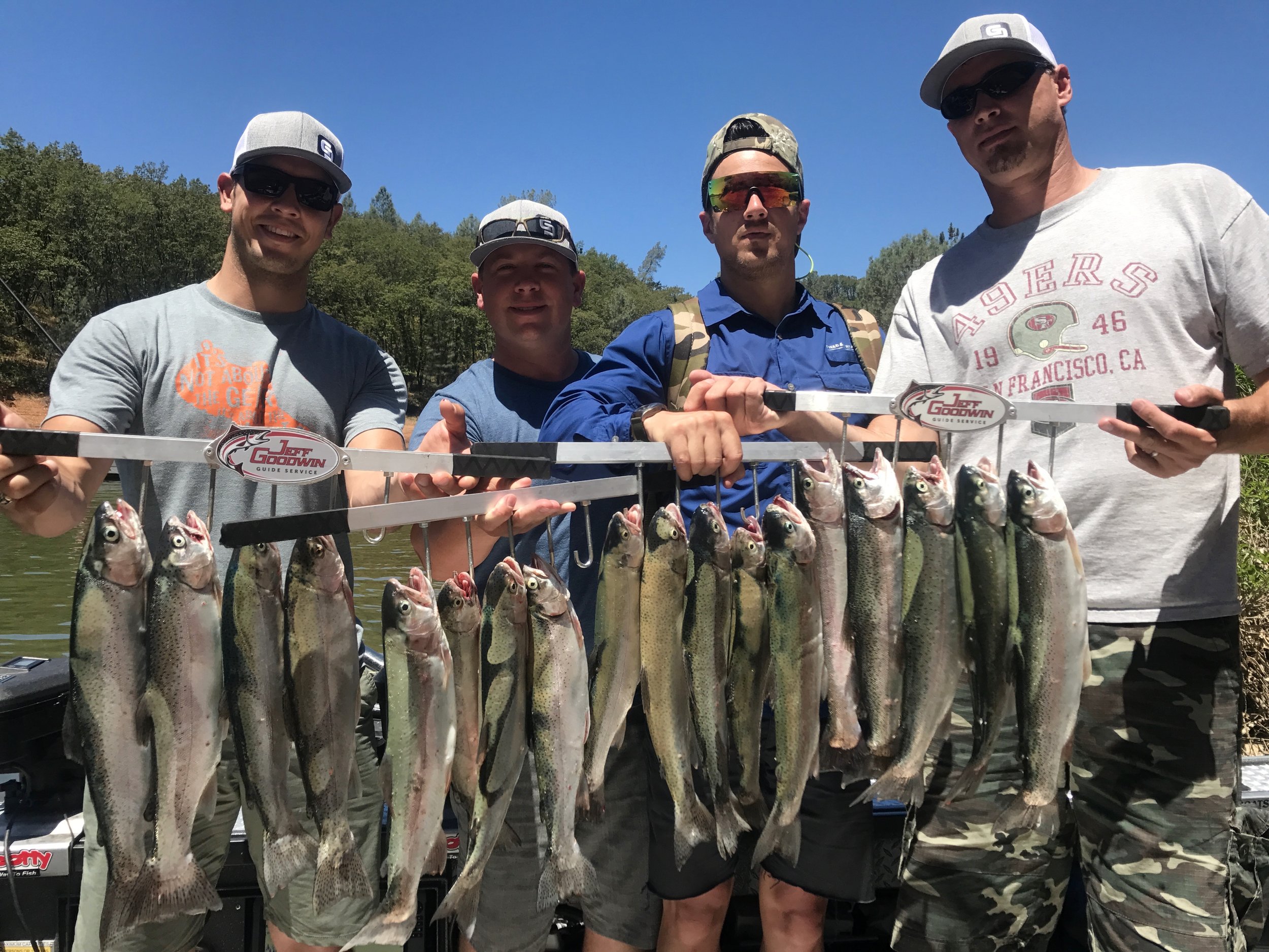 Shasta Lake rainbows were big and plentiful in 2017!