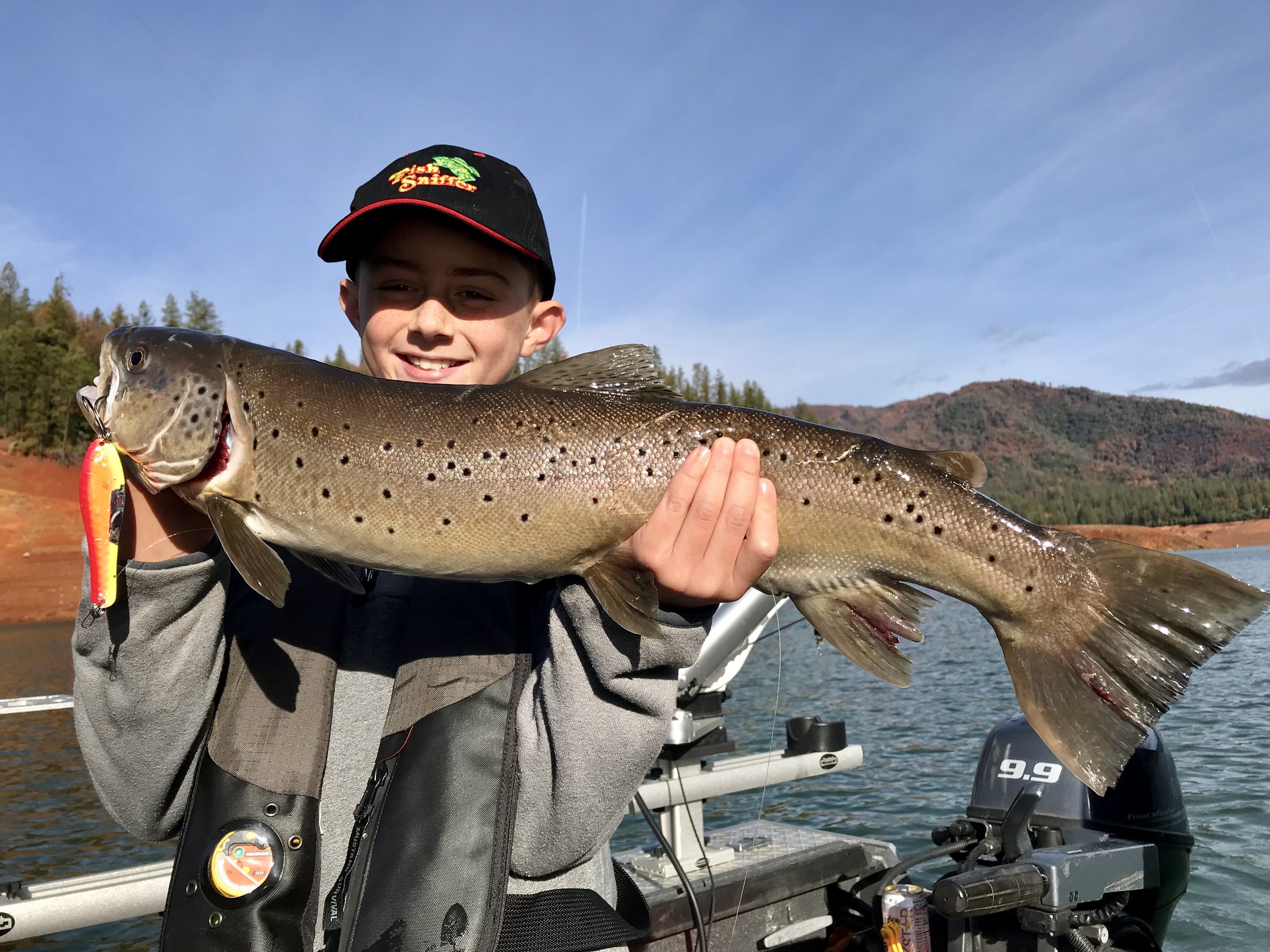 Great fishery for the kids because no skill or experience is required to catch these big trophy browns. It can be a game of patience, but the rainbows usually keep us busy in-between yje big bites we’re after!