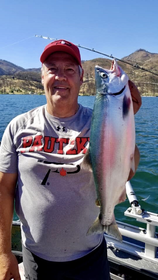 Fishing for Whiskeytown Lake Kokanee salmon — Jeff Goodwin Fishing