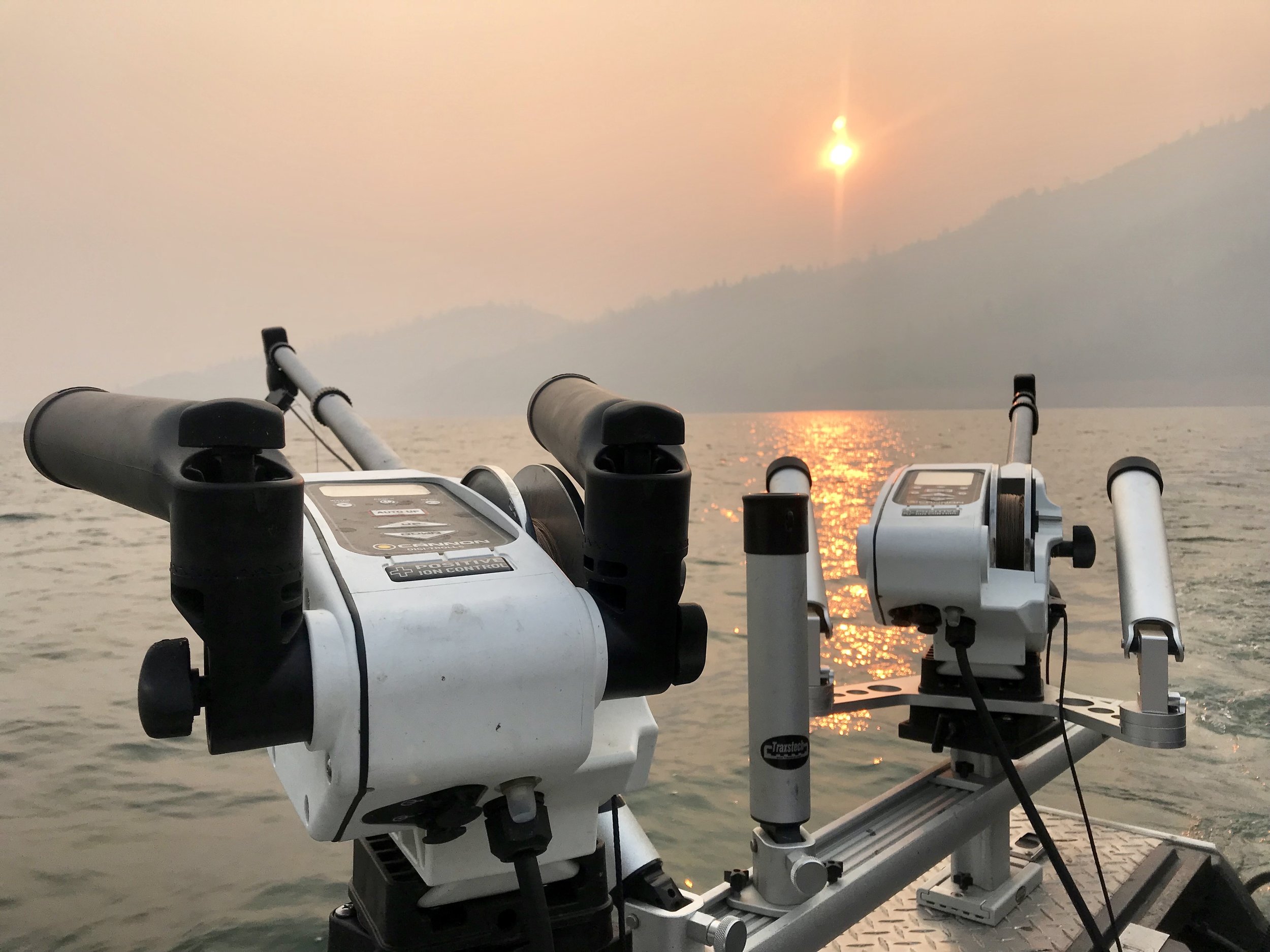 Downriggers are an essential part of any serious Kokanee fisherman’s boat.