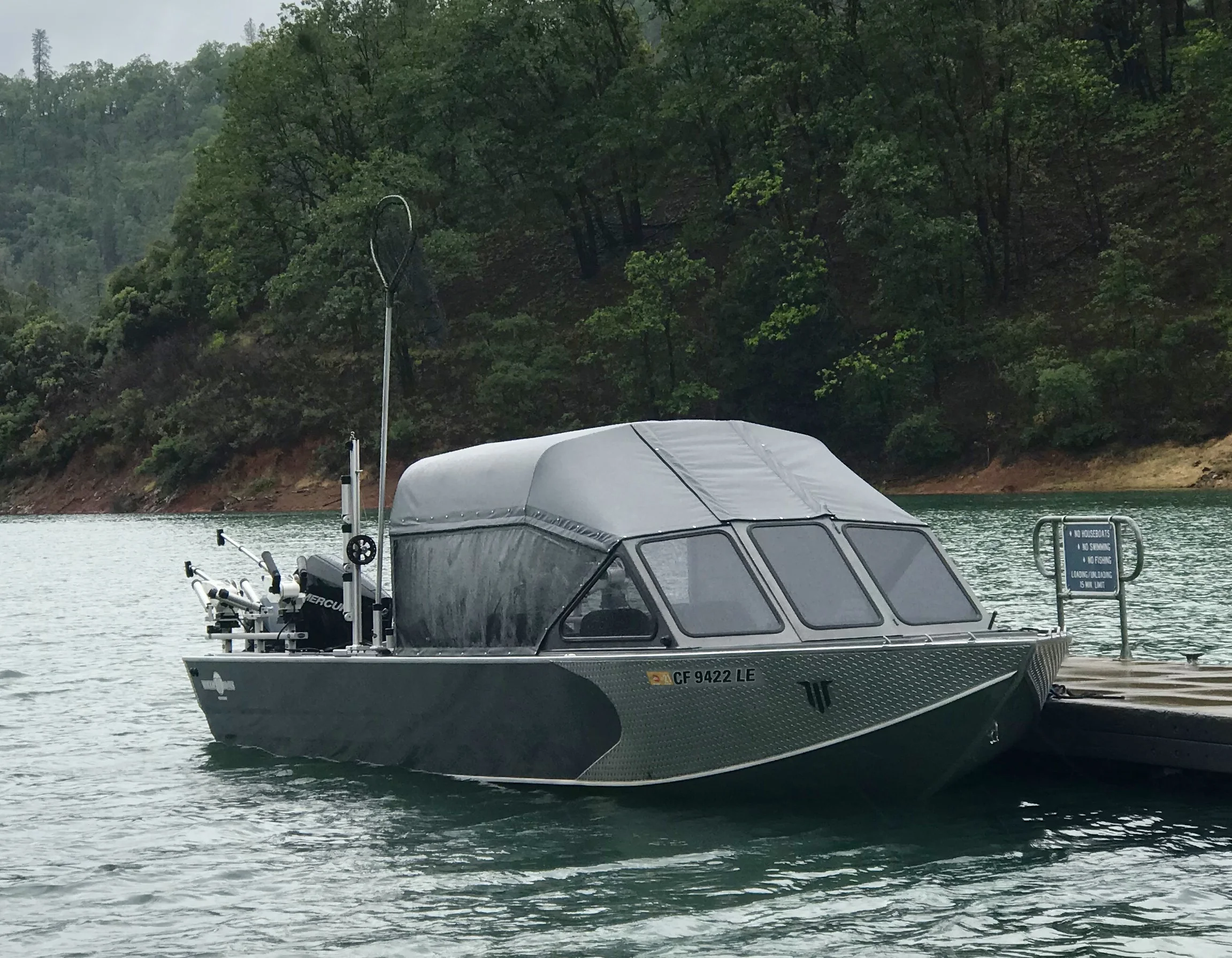 Fishing for Whiskeytown Lake Kokanee salmon