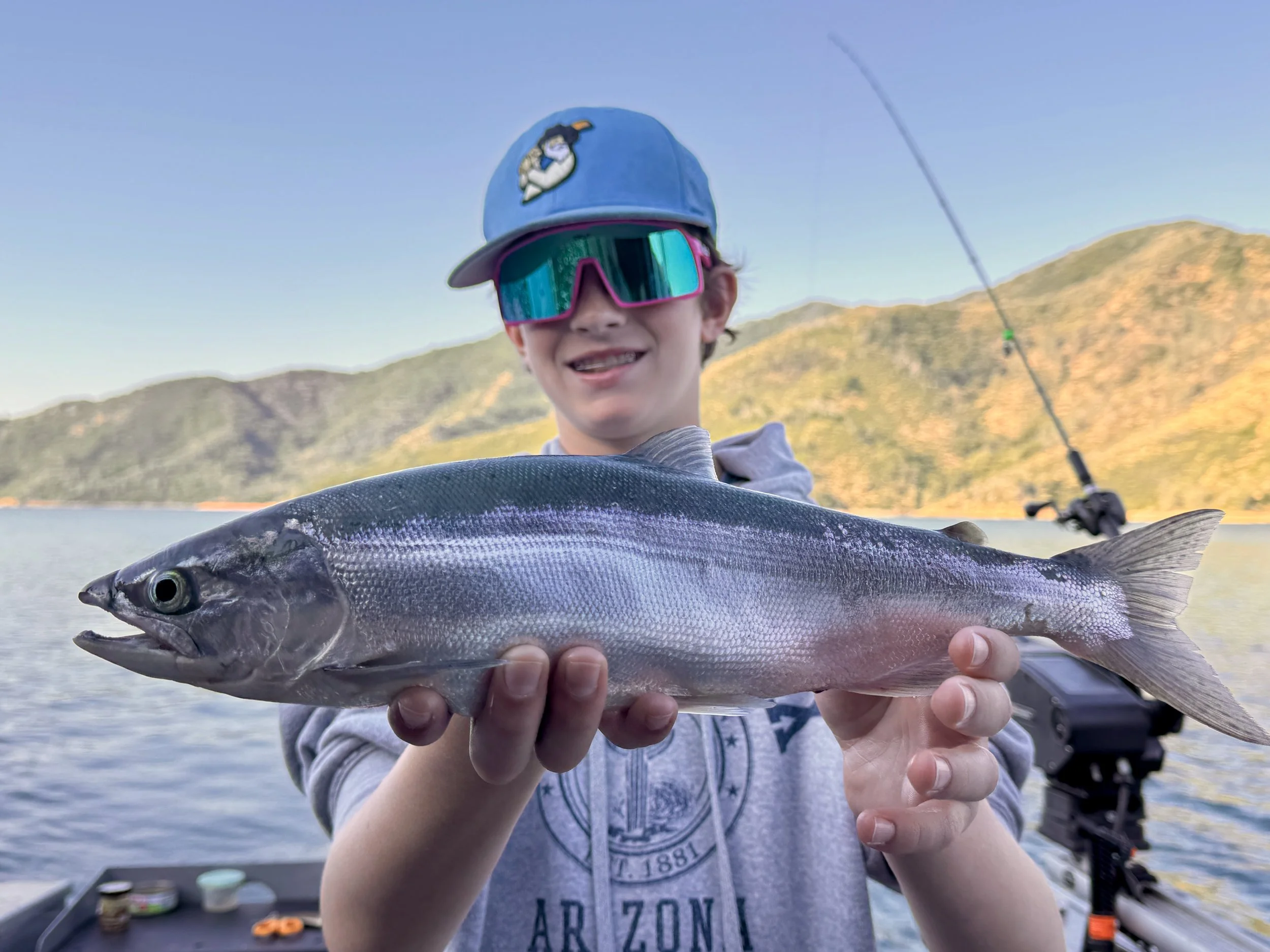 Shasta Lake Kokanee Salmon Fishing