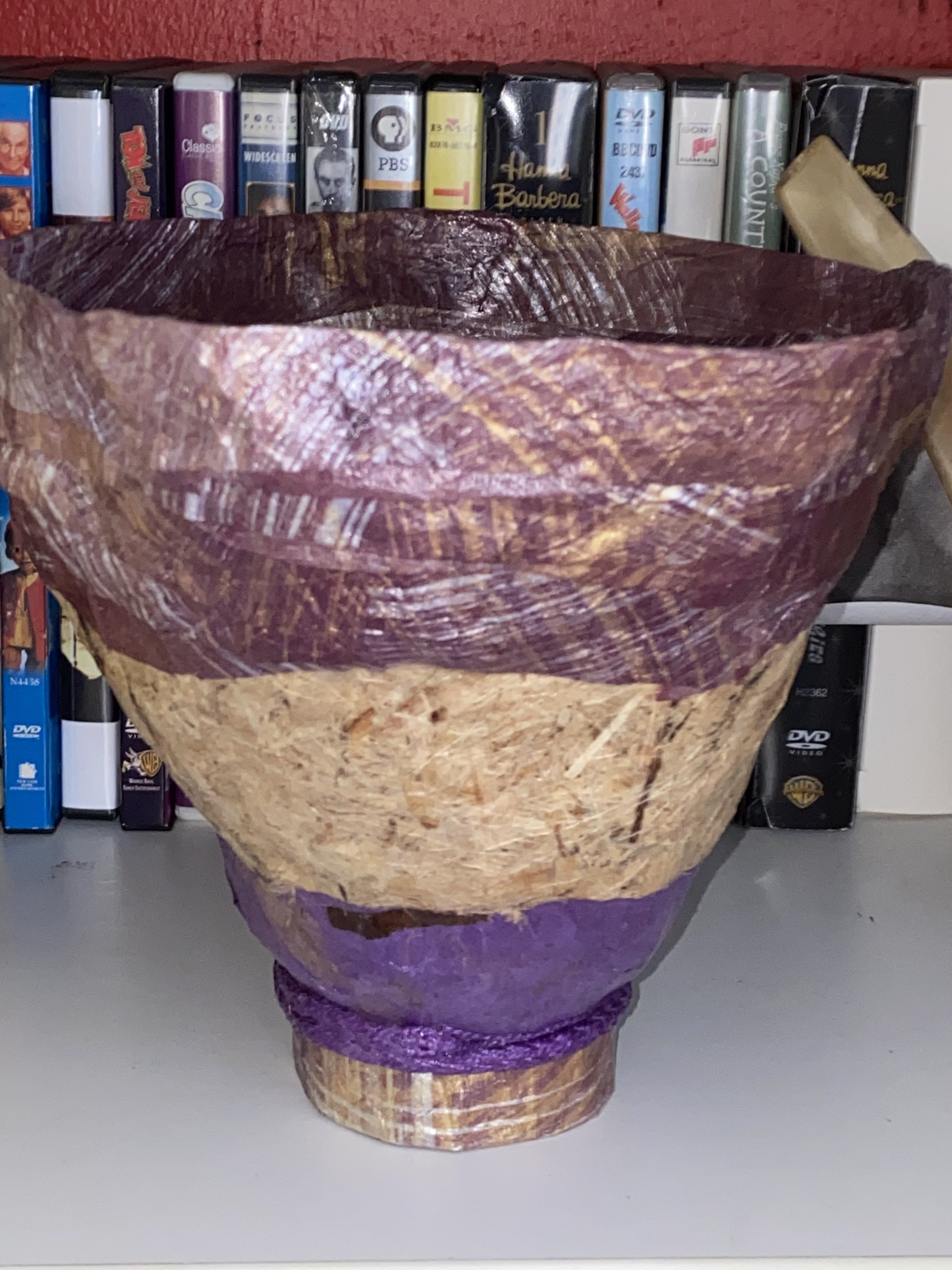 Purple & Beige Bowl