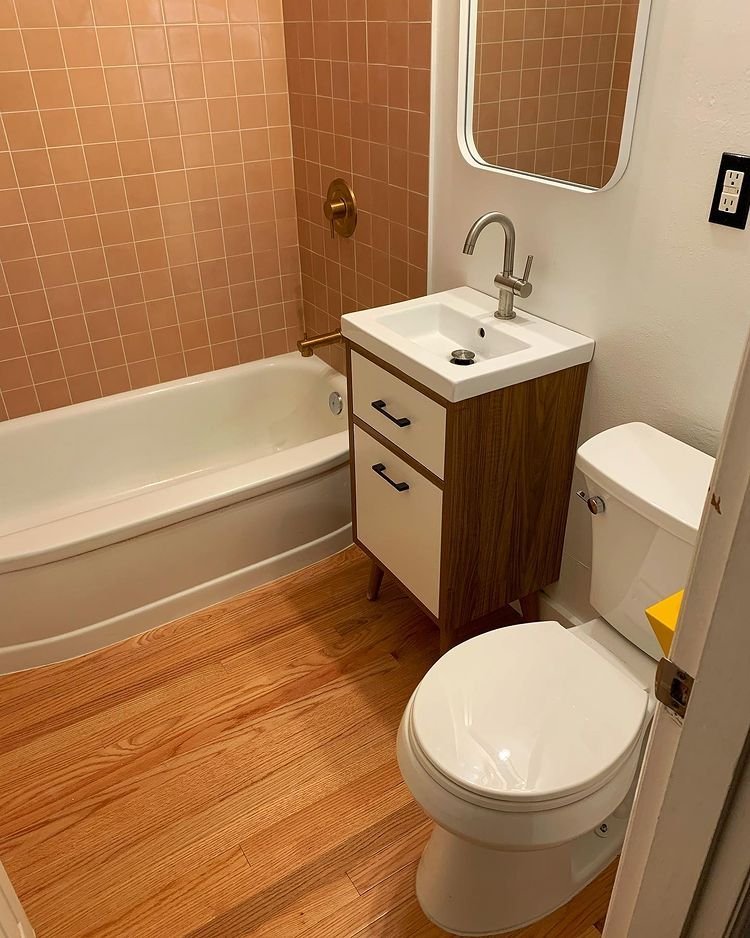 Portland bathroom remodel.