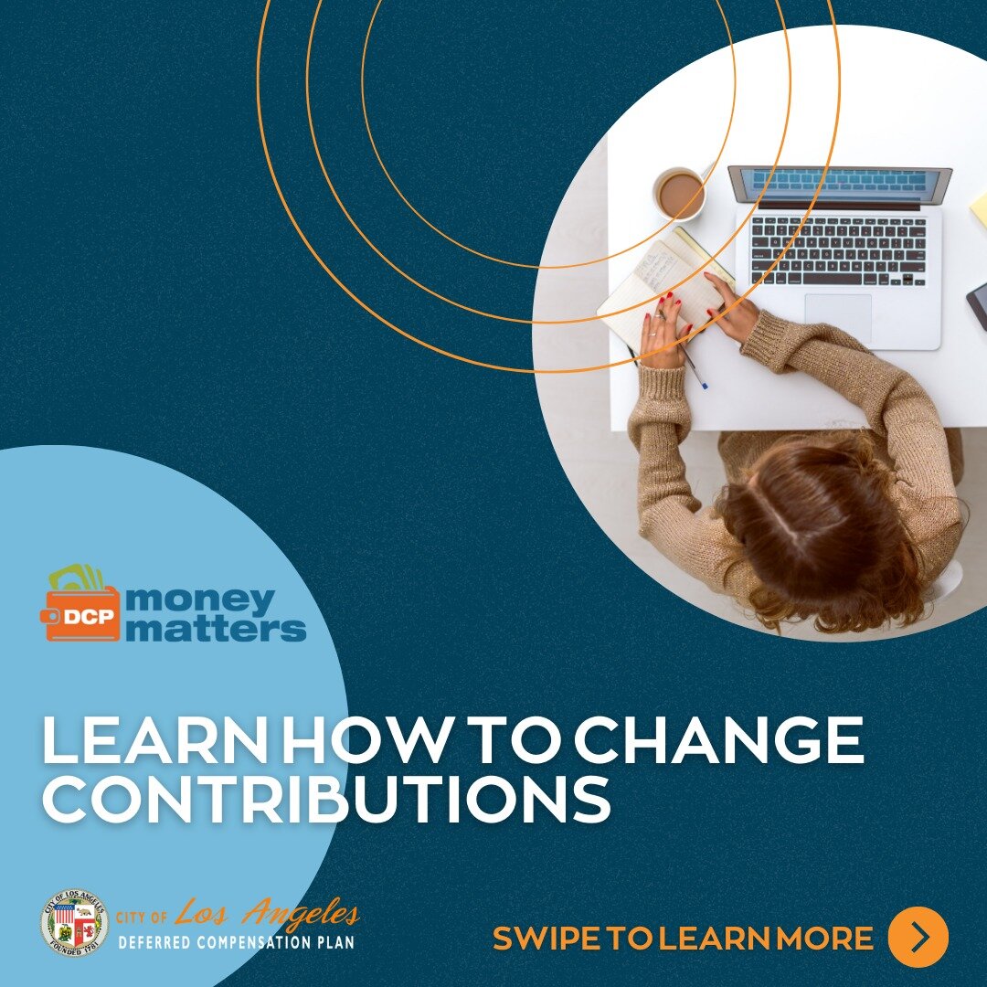 Throughout your career with the City you may need to change your DCP contribution savings rate or dollar amount to ensure you are saving enough for retirement. Join us for a tutorial on how to make changes online in just a few clicks. Visit the link 