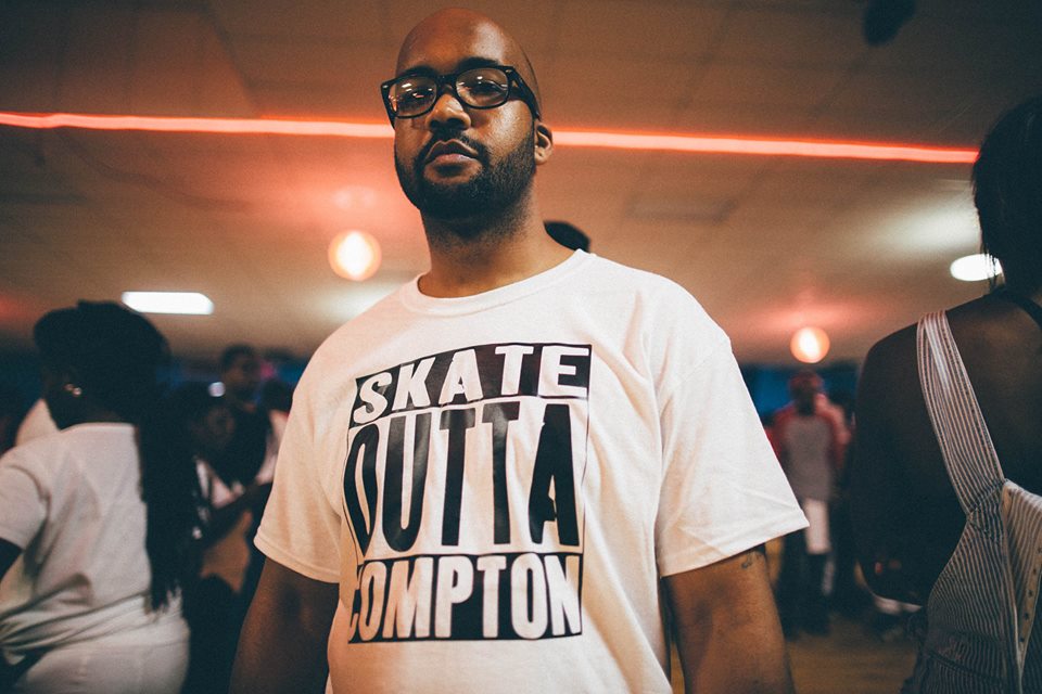   2015 saw the skate community re-imagine the "Straight Outta Compton" t-shirt designs made popular by the N.W.A.&nbsp;movie.&nbsp;Golden Glide Fun Center. Decatur, Georgia.  