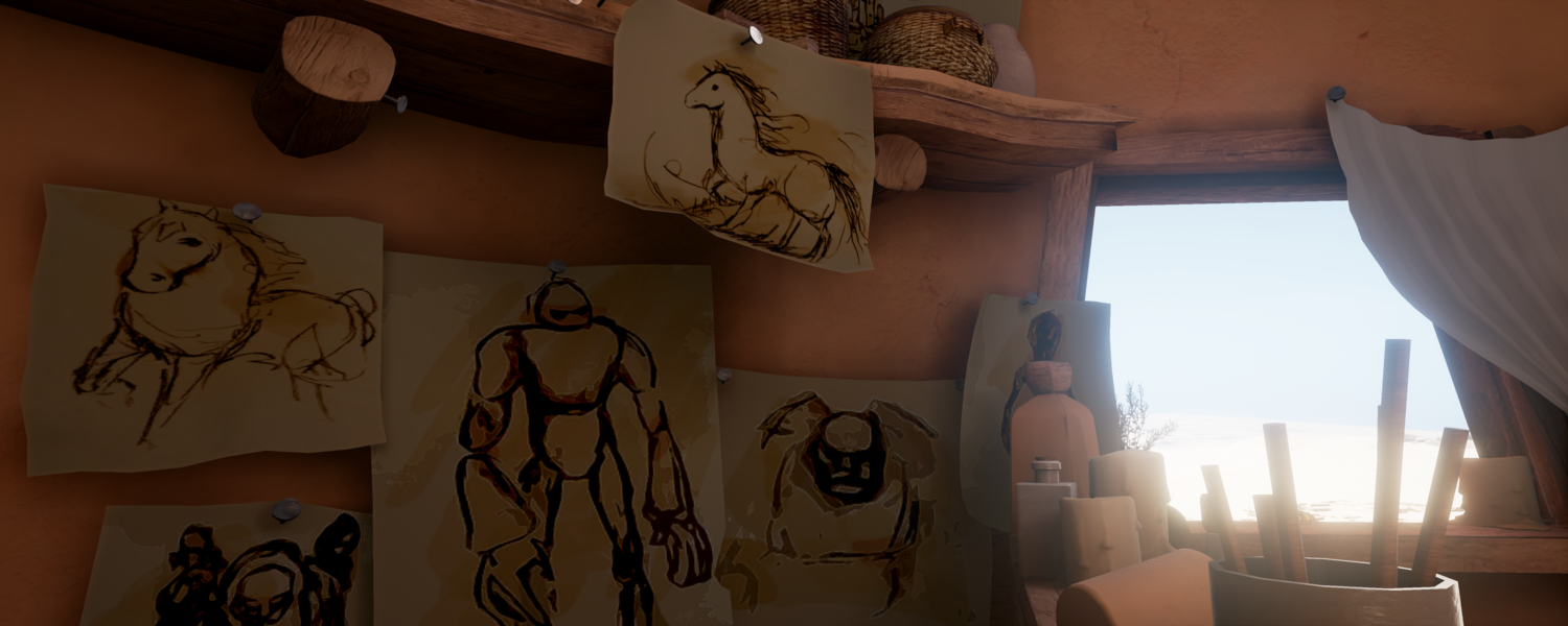 Sketches in-game