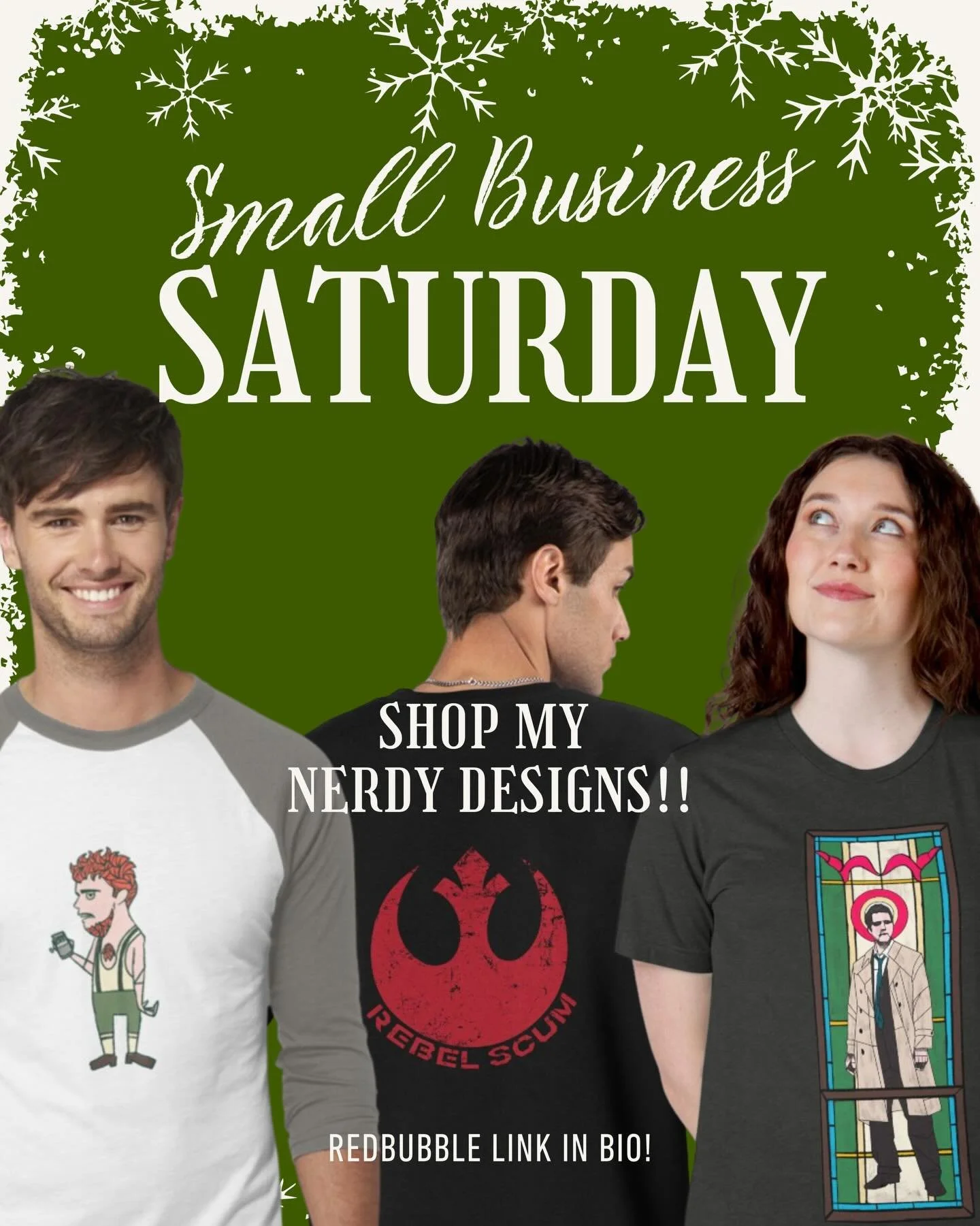 The nerds in your life will love these gifts!! 
.
#smallbusinesssaturday #seattleartist #fanart #supportlocalartists #supportartists #christmasshopping #holidayshopping #nerdlife