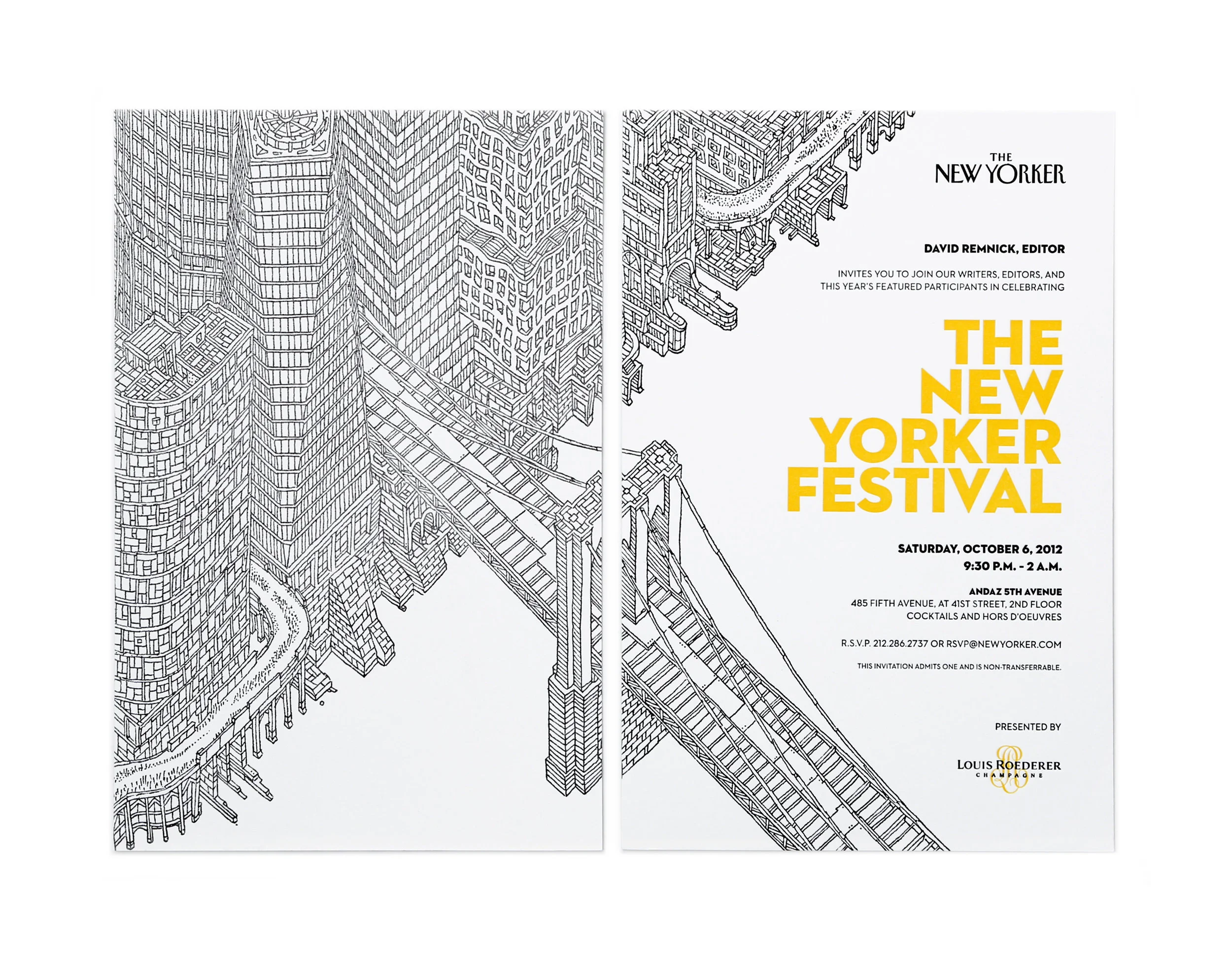 The New Yorker V.I.P. Party Invitation