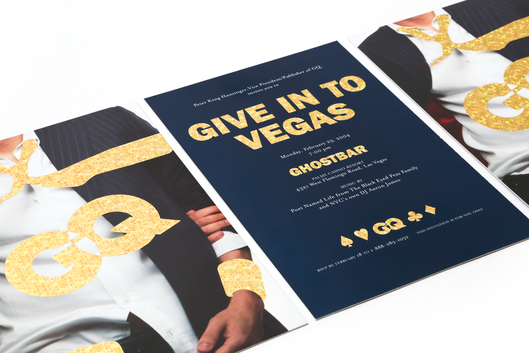 GQ Las Vegas Event Invitation