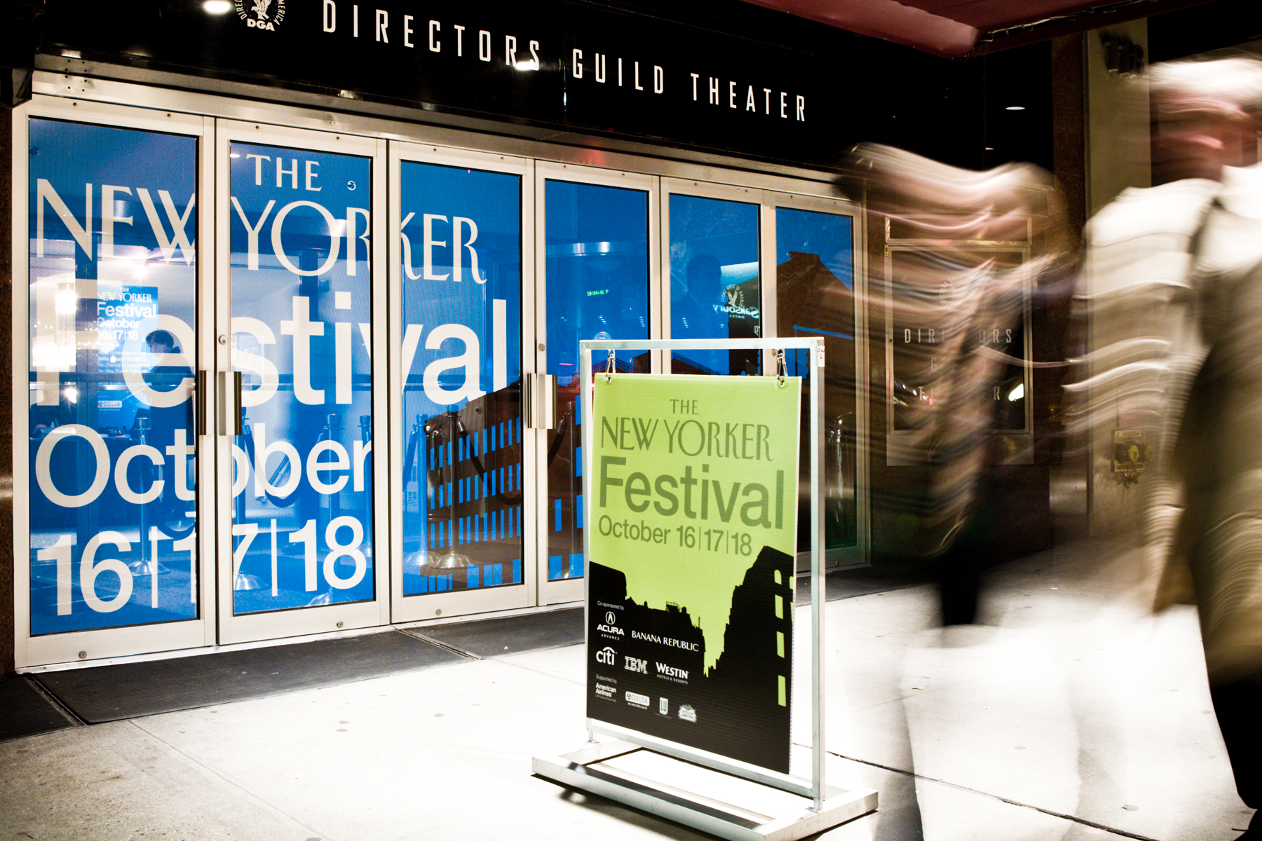  Festival venue signage 