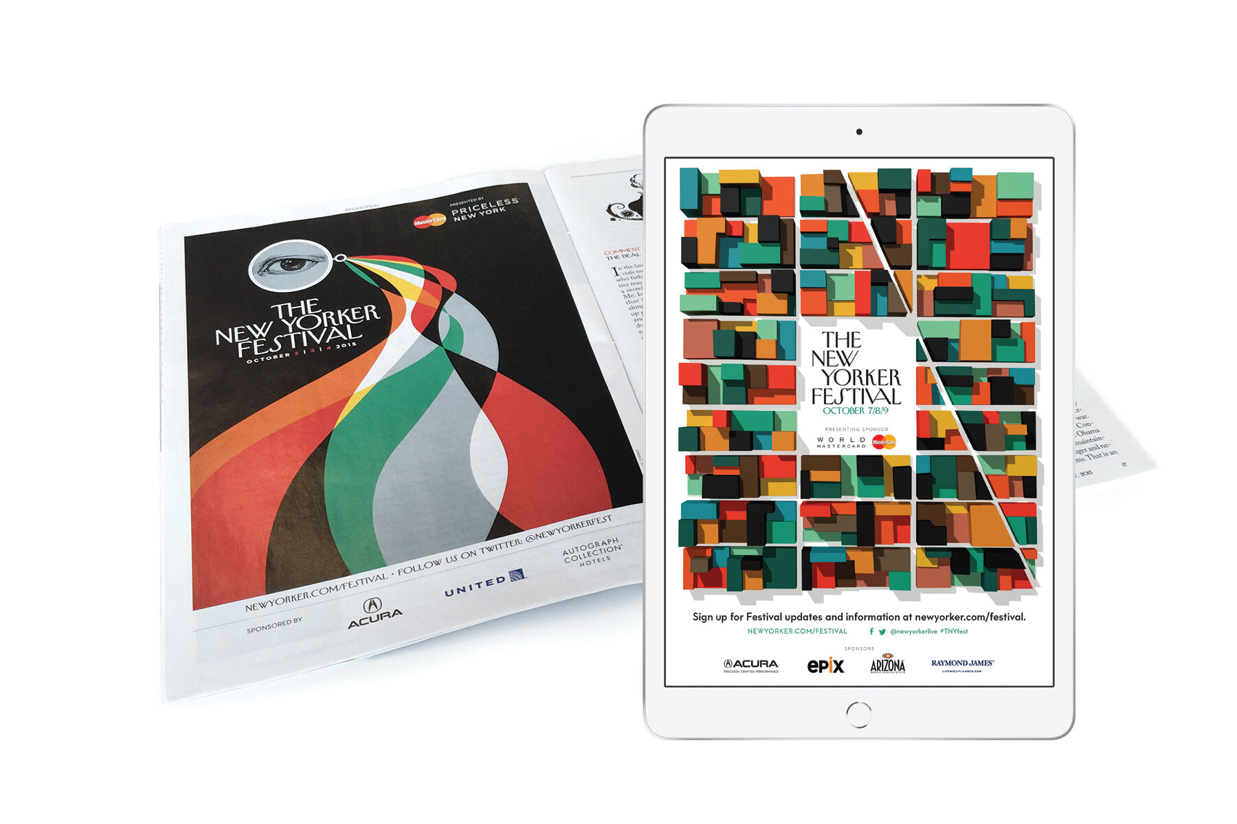 Festival ads - print and digital edition