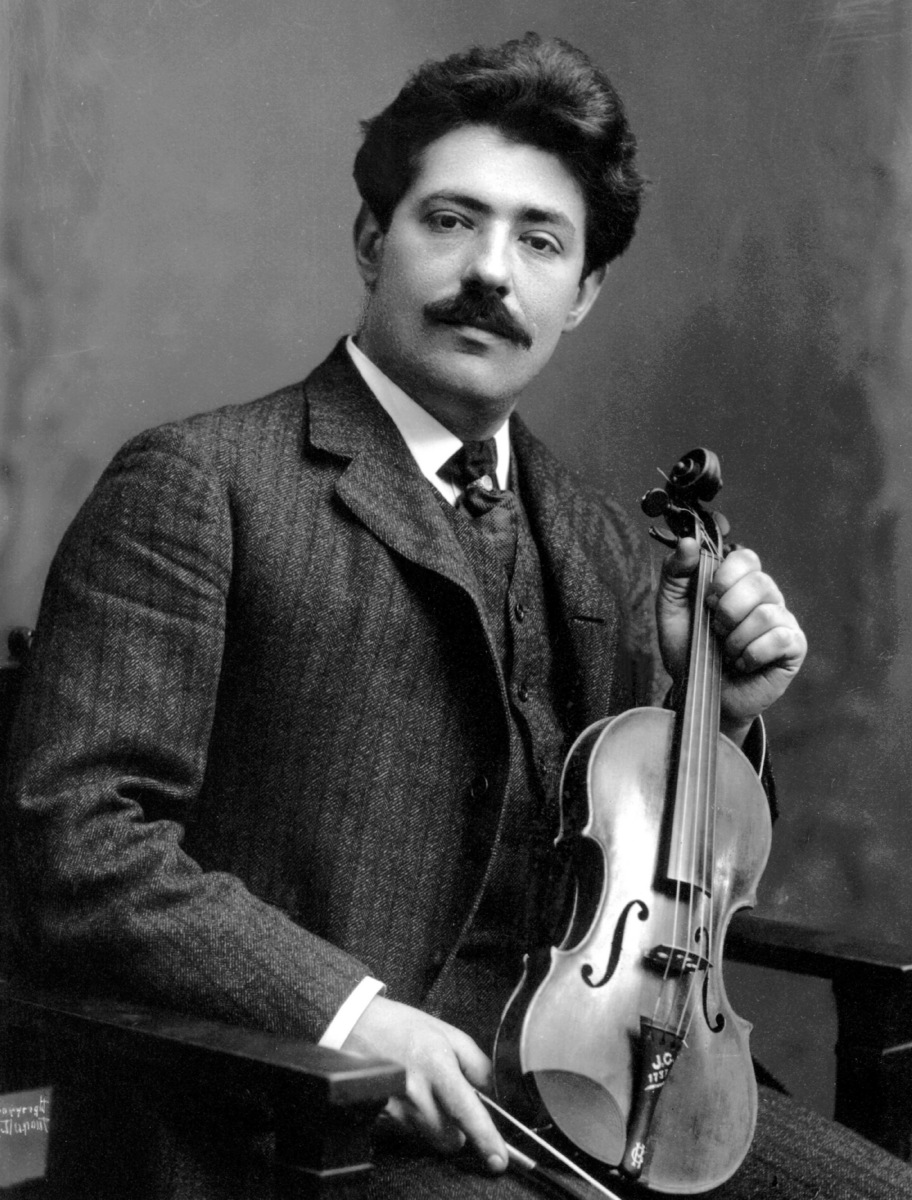 Fritz kreisler, on the other hand: easy on the ears and the eyes -- in that fin-de-siecle kind of way.