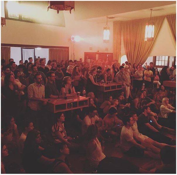 Our favorite audience shot from that night.