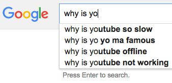 Youtube: 3. Yo-Yo: 1. 