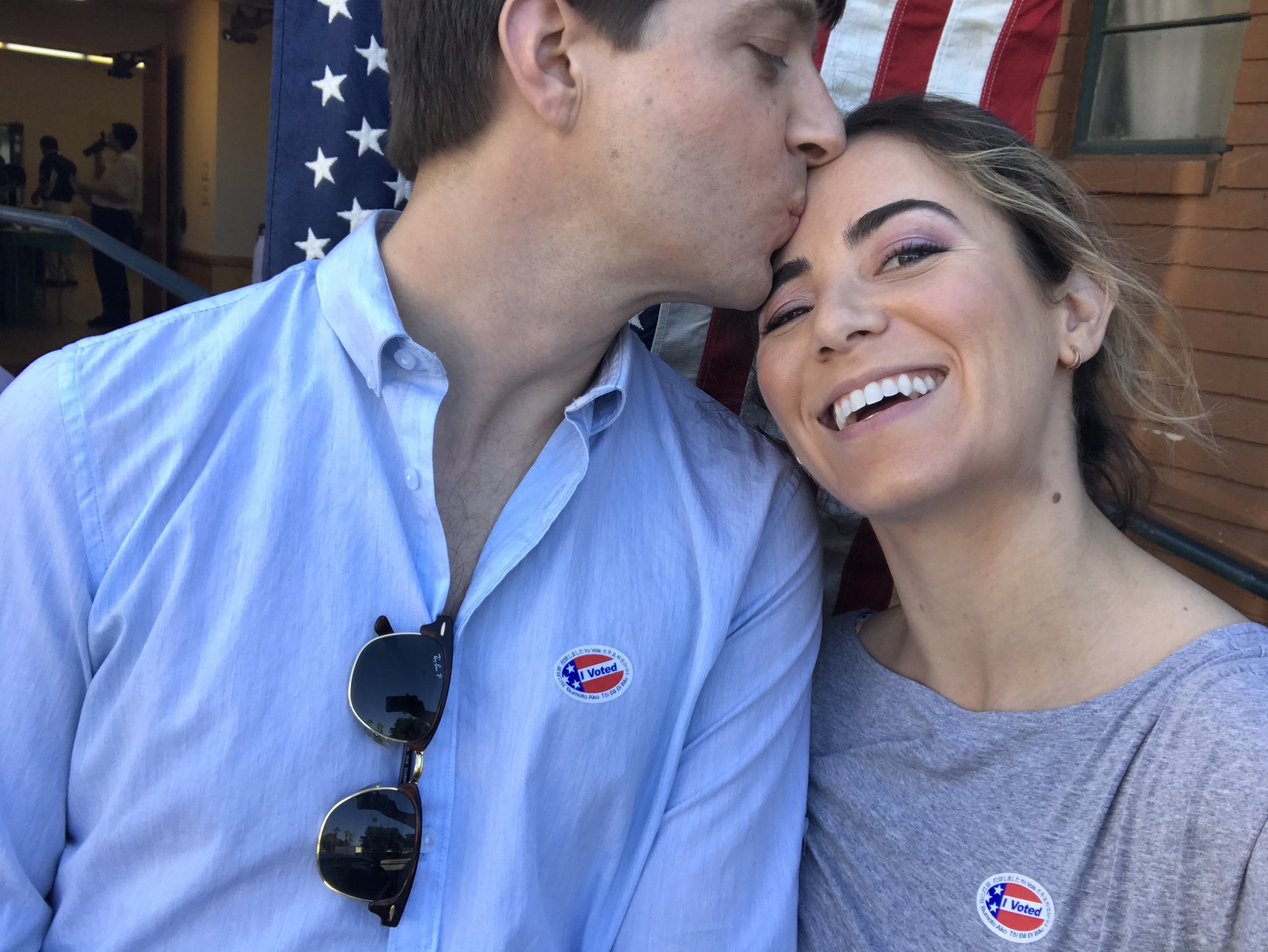 Our ballots cast -- along with America's die.