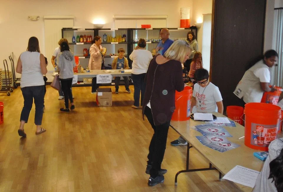 Flood Bucket Packing Party October 12, 2018