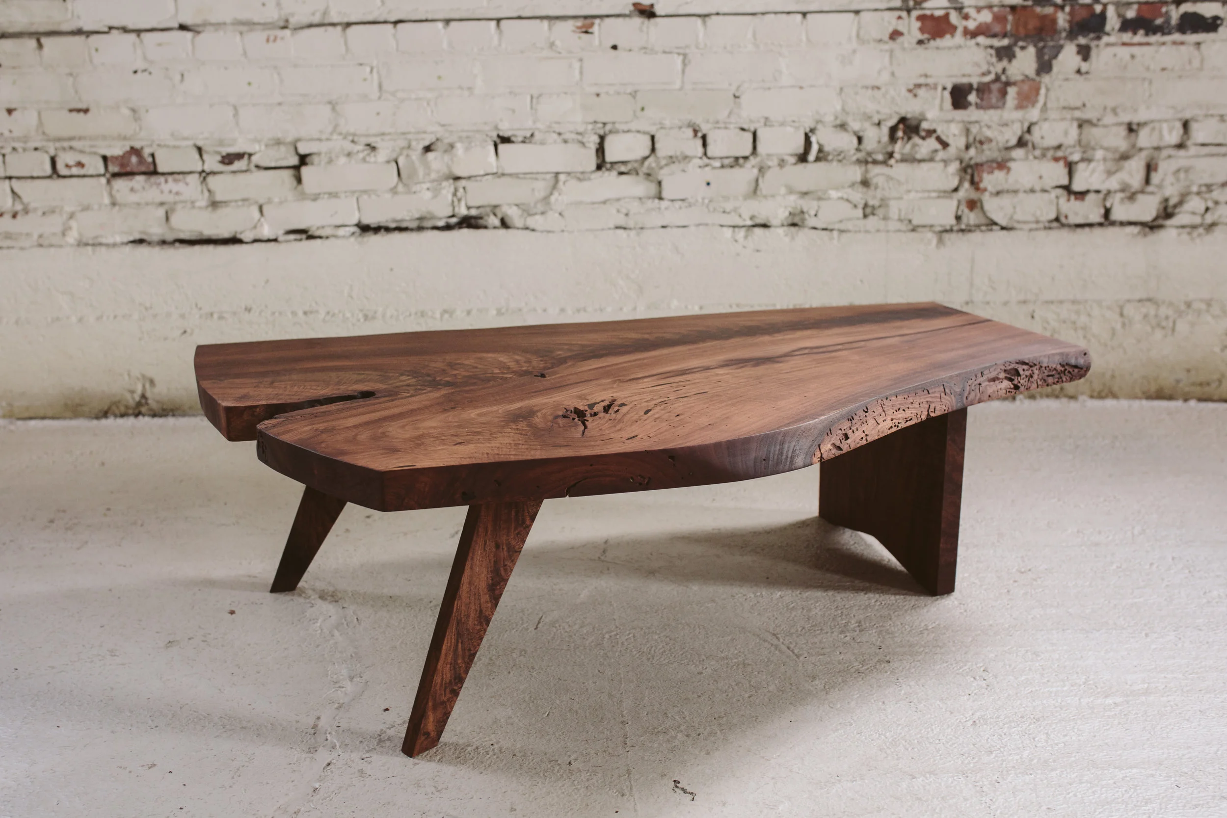 Claro Walnut Coffee Table Nakashima Design Stockton Heritage