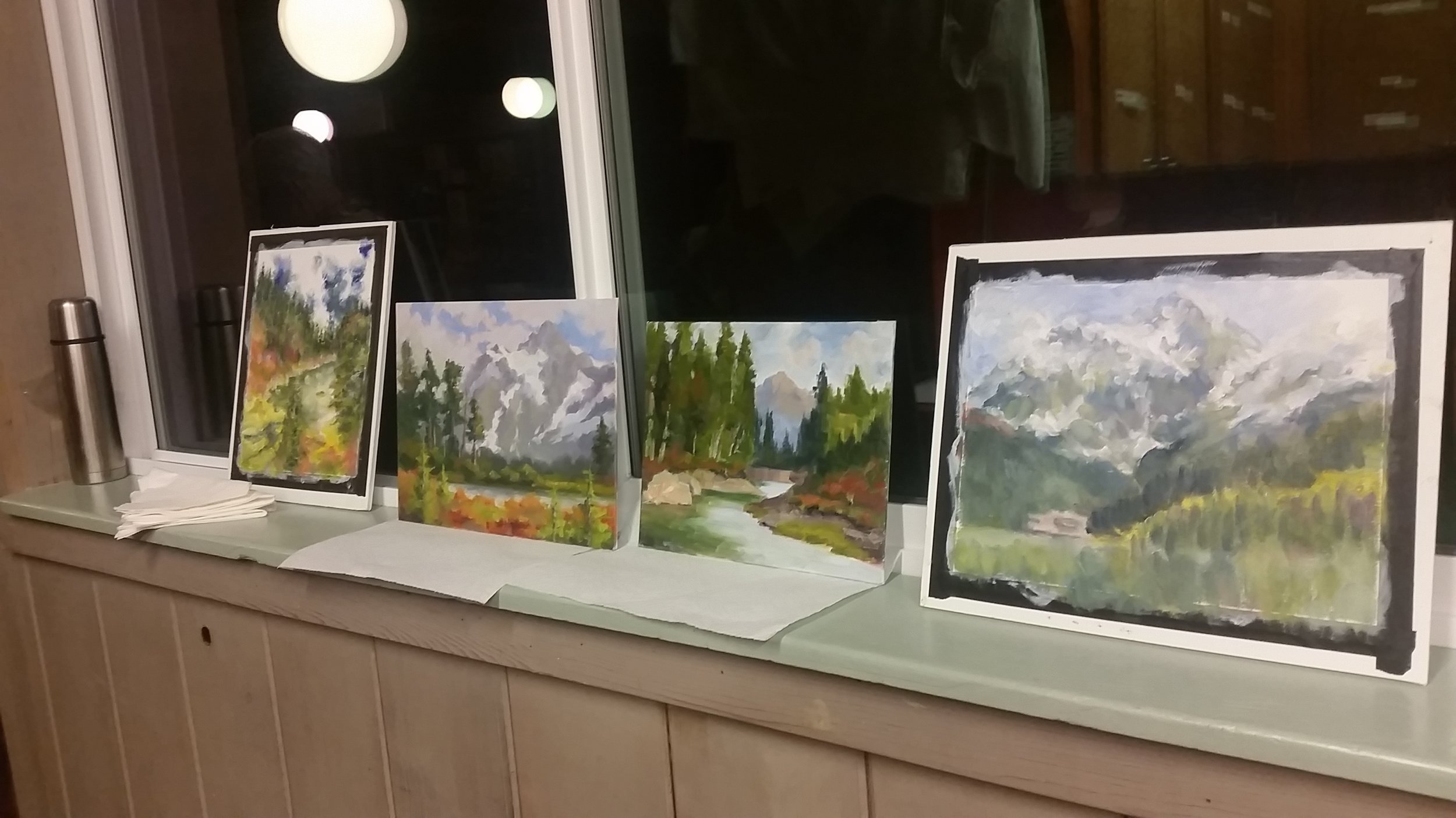 I am posting these shamelessly without the artist permission in hopes they reach out to me in anger to tell me to take this photo down giving me the opportunity to get their names and perhaps buy a piece.