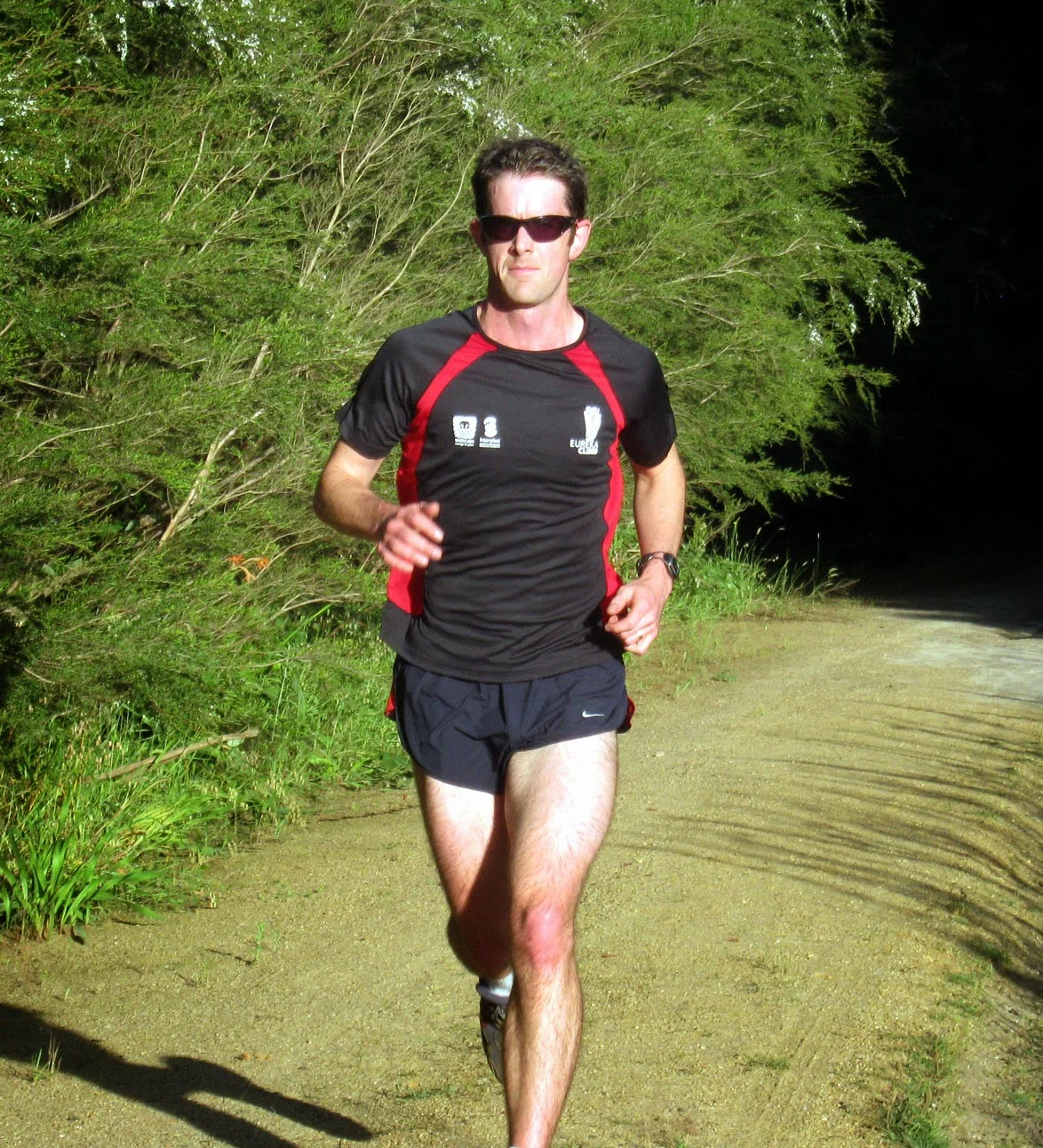 Duncan Orr enjoying the trails