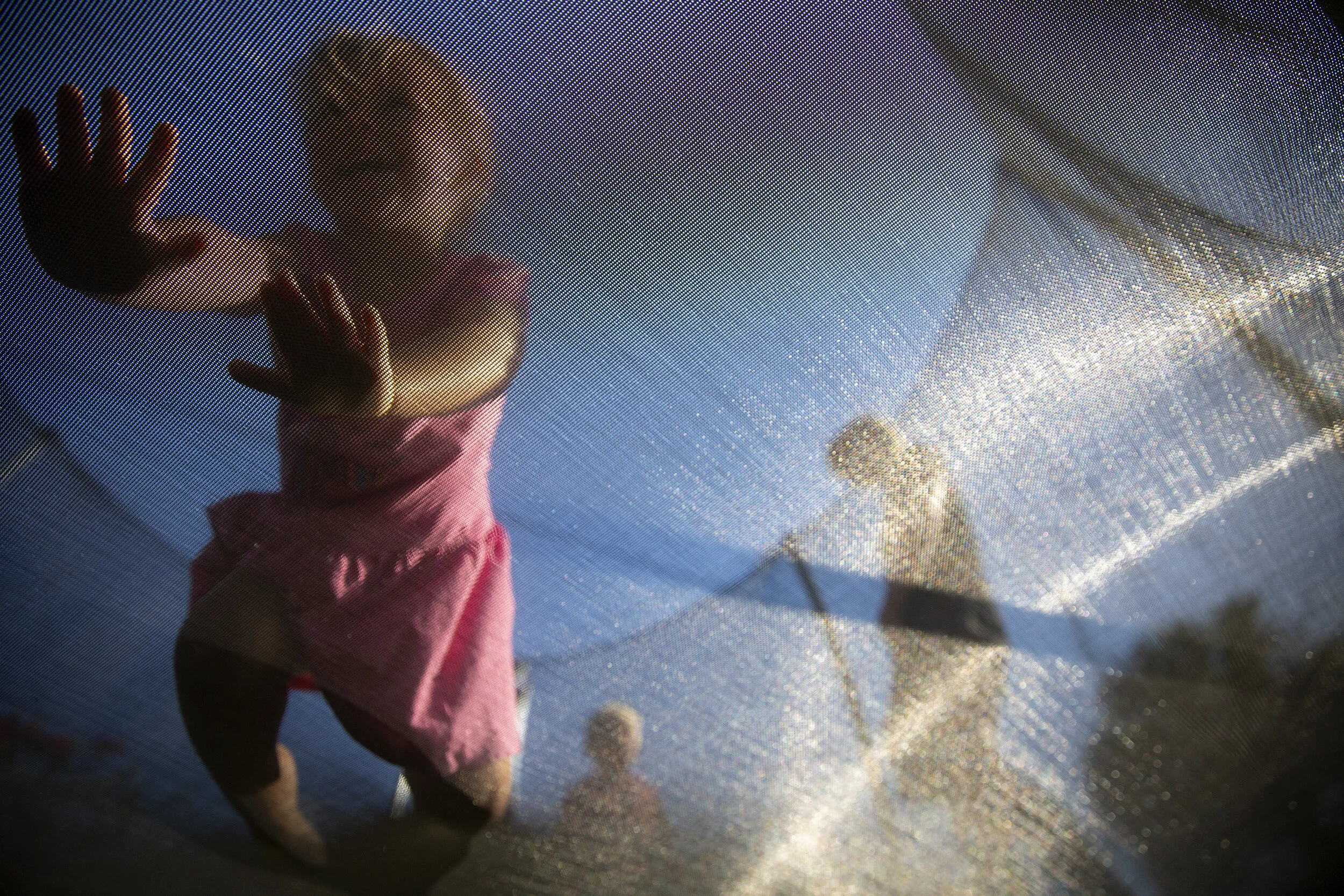  Arabel Gorman, 2, plays with her brothers, Joey Gorman, 4, at center, and Braden Gorman, 16, right, at their home in East Naples on Tuesday, April 28, 2020. 