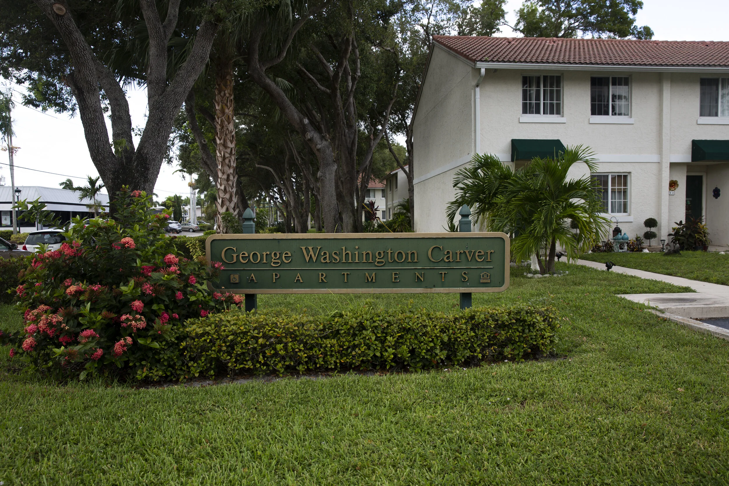 George Washington Carver apartments is pictured on Wednesday, Oct. 2, 2019, in Naples. The apartments is one of the last government subsidized housing apartments located in River Park.  