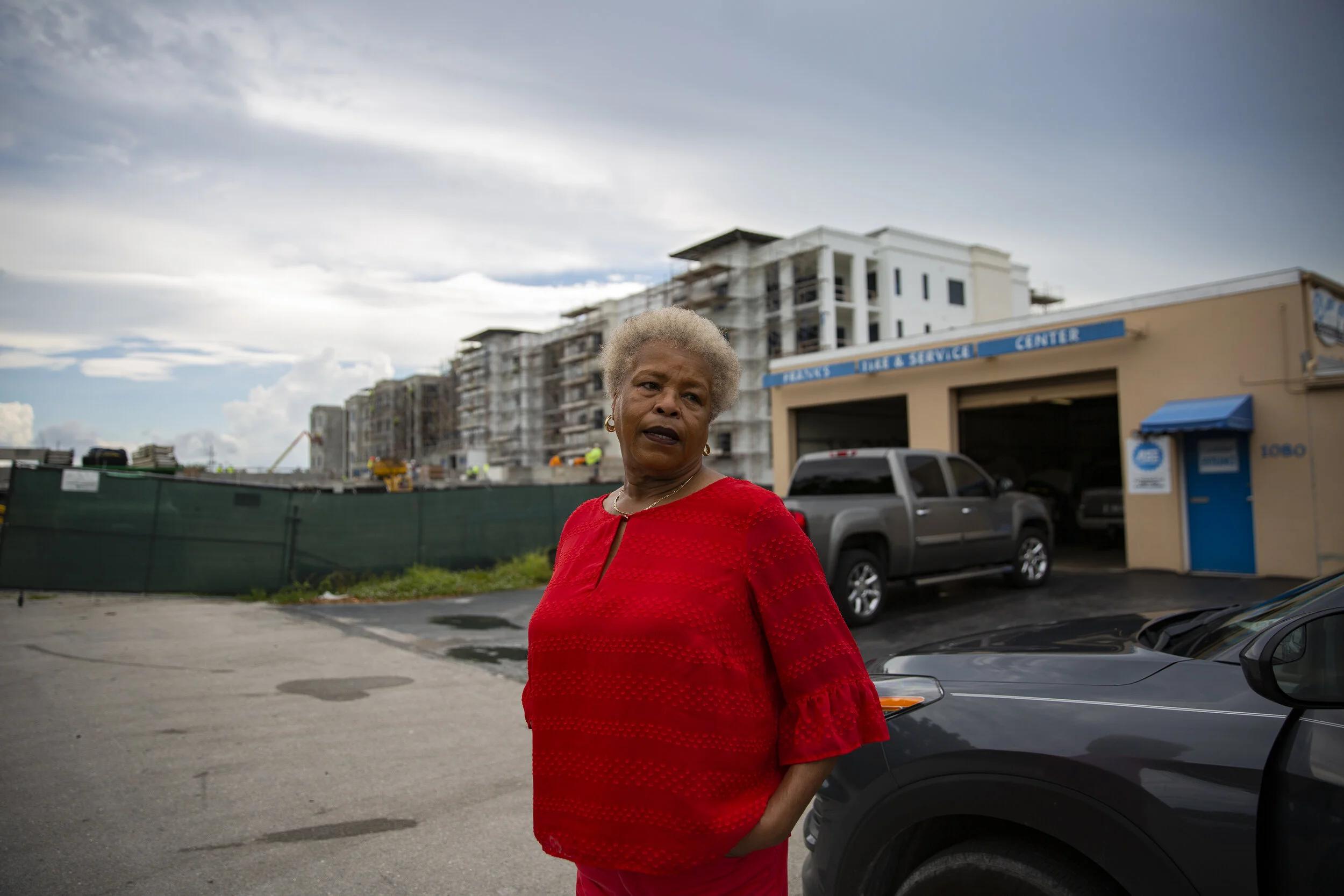  Former River Park Resident Voncile Whitaker shares her memories of the former location of McDonald's Quarters during an interview on 1st Avenue North and 10th Street North in River Park on October 9, 2019. River Park, a historically black neighborho