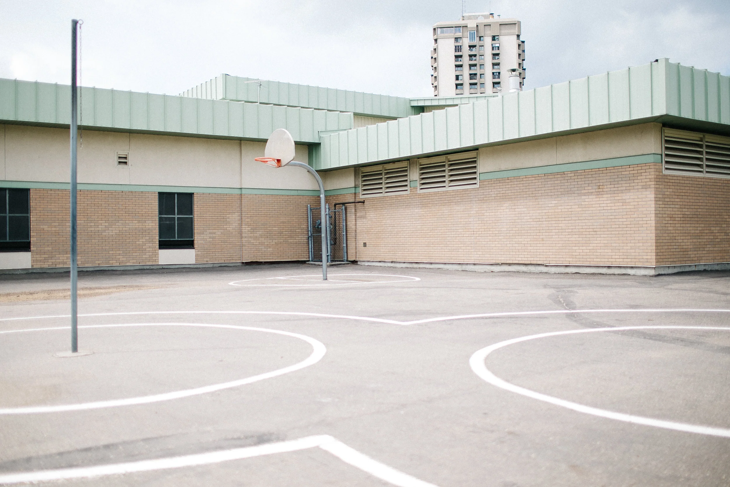 The playground of my elementary school, Saskatoon, SK 2016