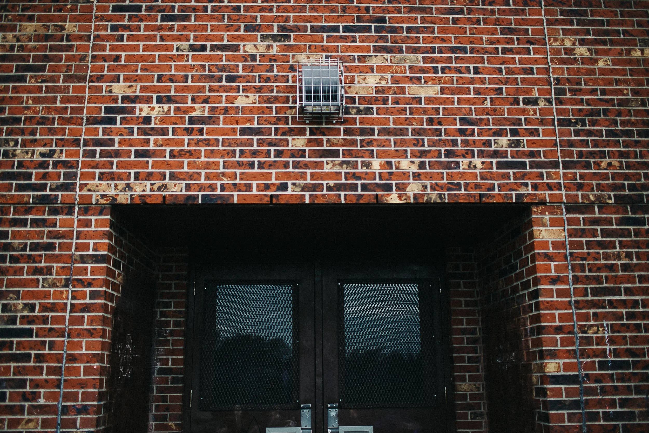 Doors of my elementary school, Thunder Bay, ON, 2017