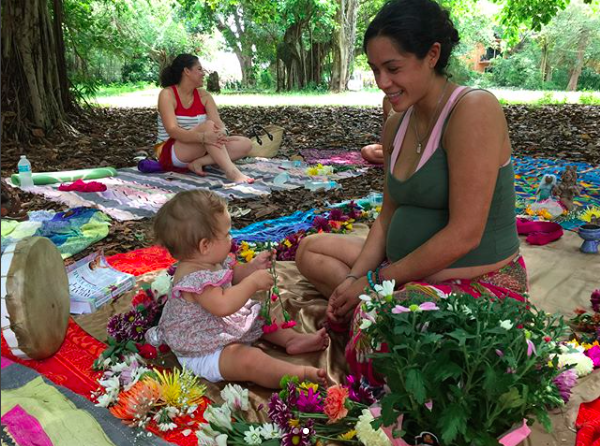 Every birth we attend, is forever embedded in us. Every baby we witness come to this earth, is one of our babies. Here is paloma, one of our babies at Erika's blessing way. Her birth was soon after. 