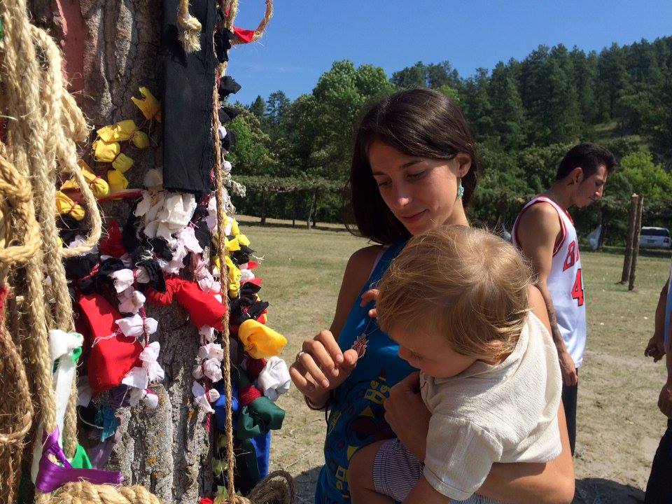 Victoria and her son Quetzal