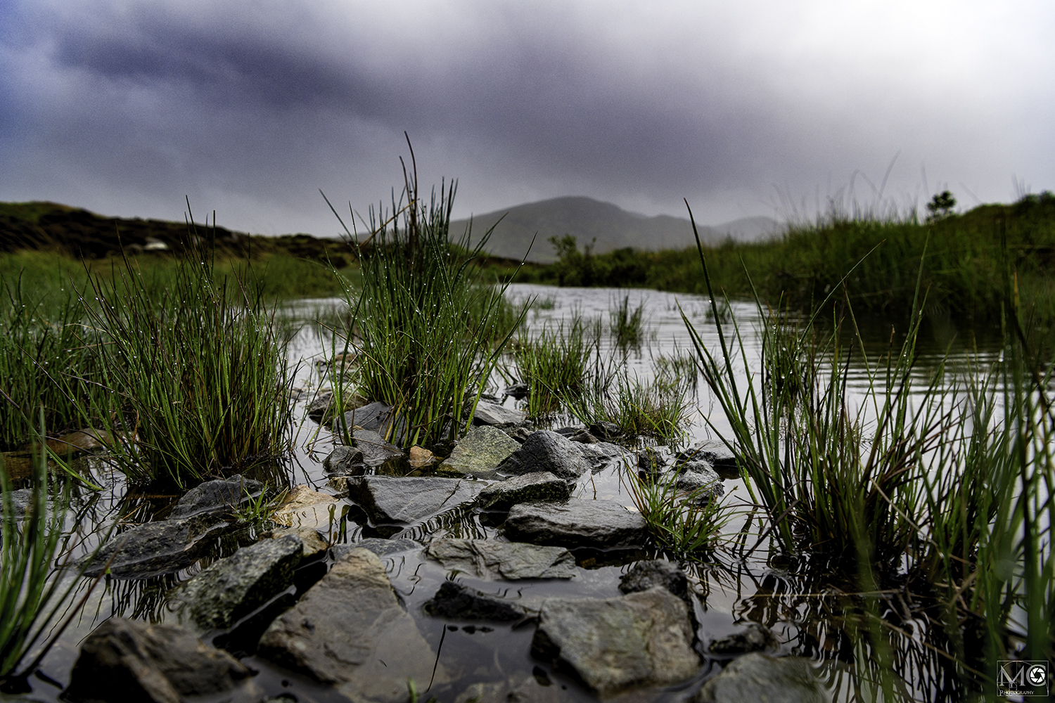 Looking to the mountains in Glenveagh National Park, Letterkenny, Co. Donegal, Ireland